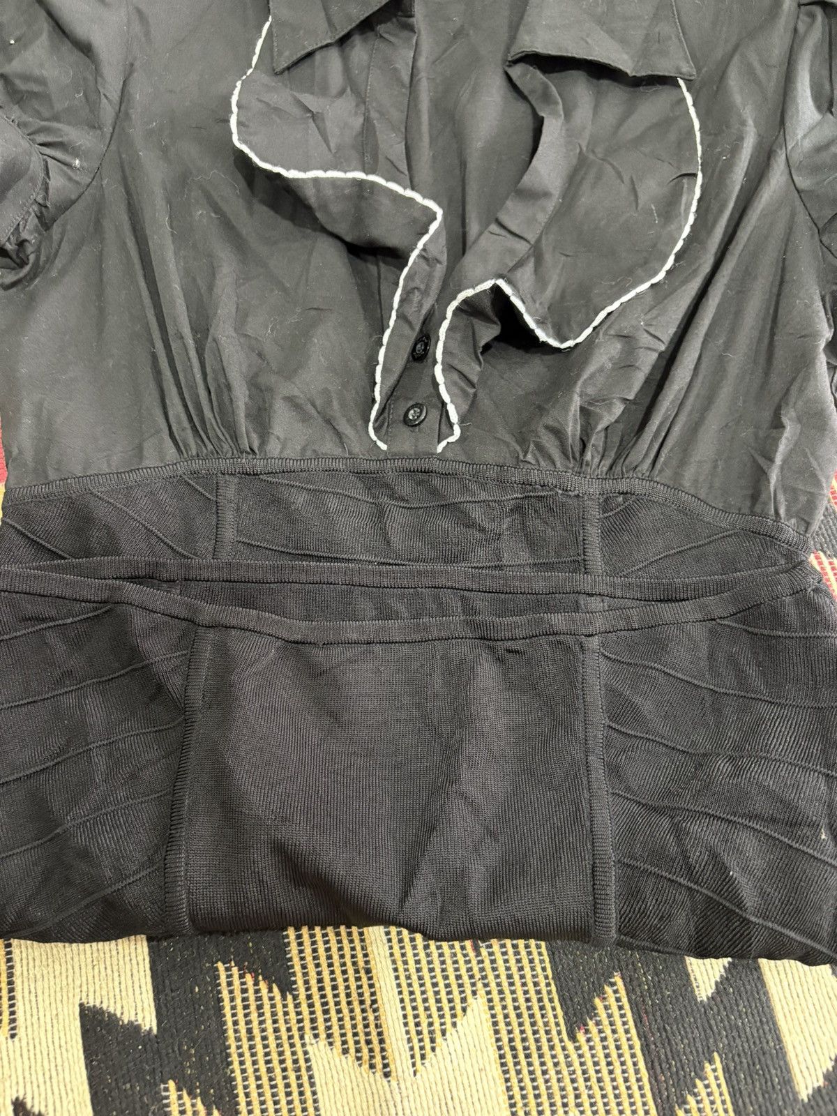 Bebe Bebe black corsett shirt Size M / US 6-8 / IT 42-44 - 7 Thumbnail