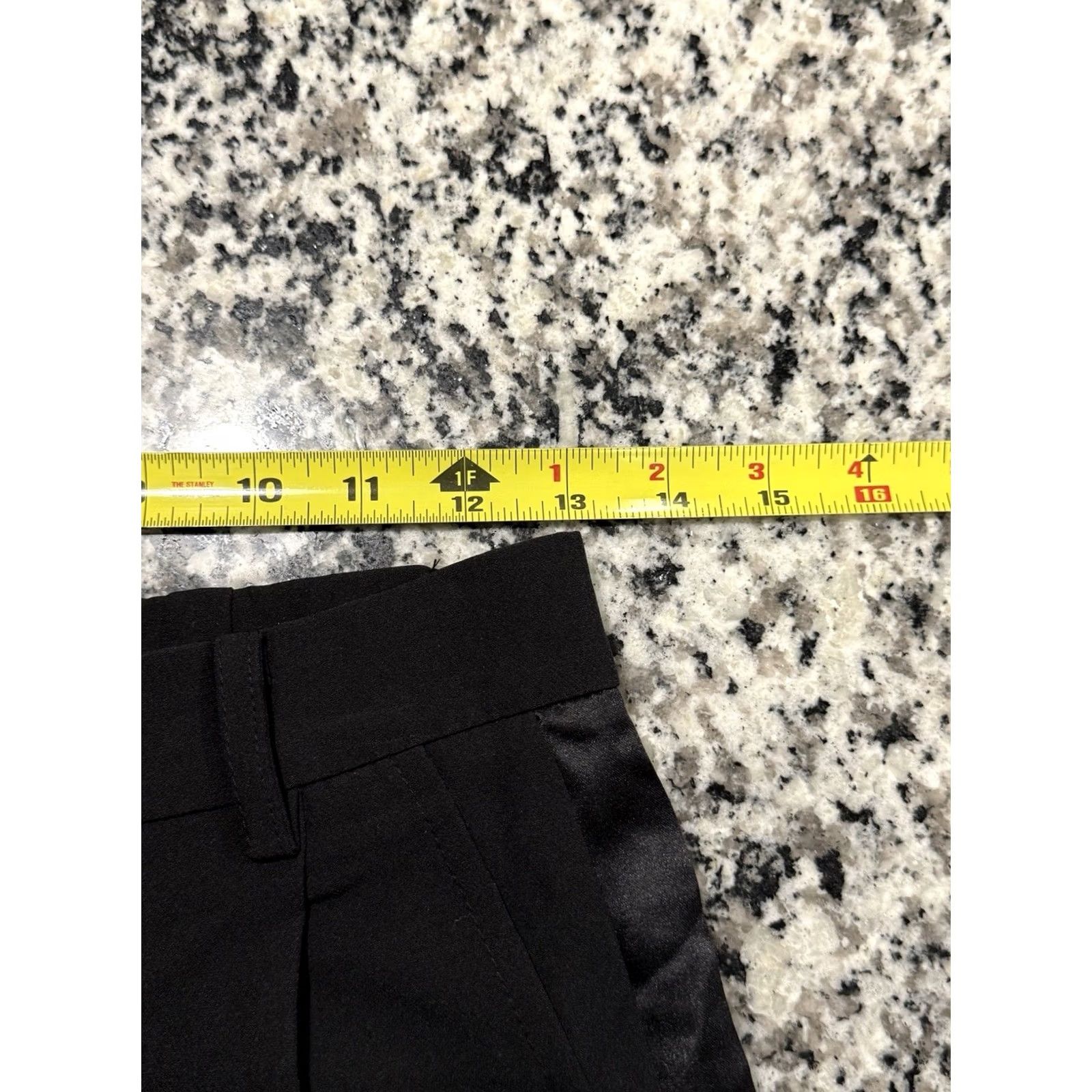 AQUA AQUA Salvatore Rizza Wide Leg Pants Black Size Small NWT 8 Womens Size 28" / US 6 / IT 42 - 4 Thumbnail