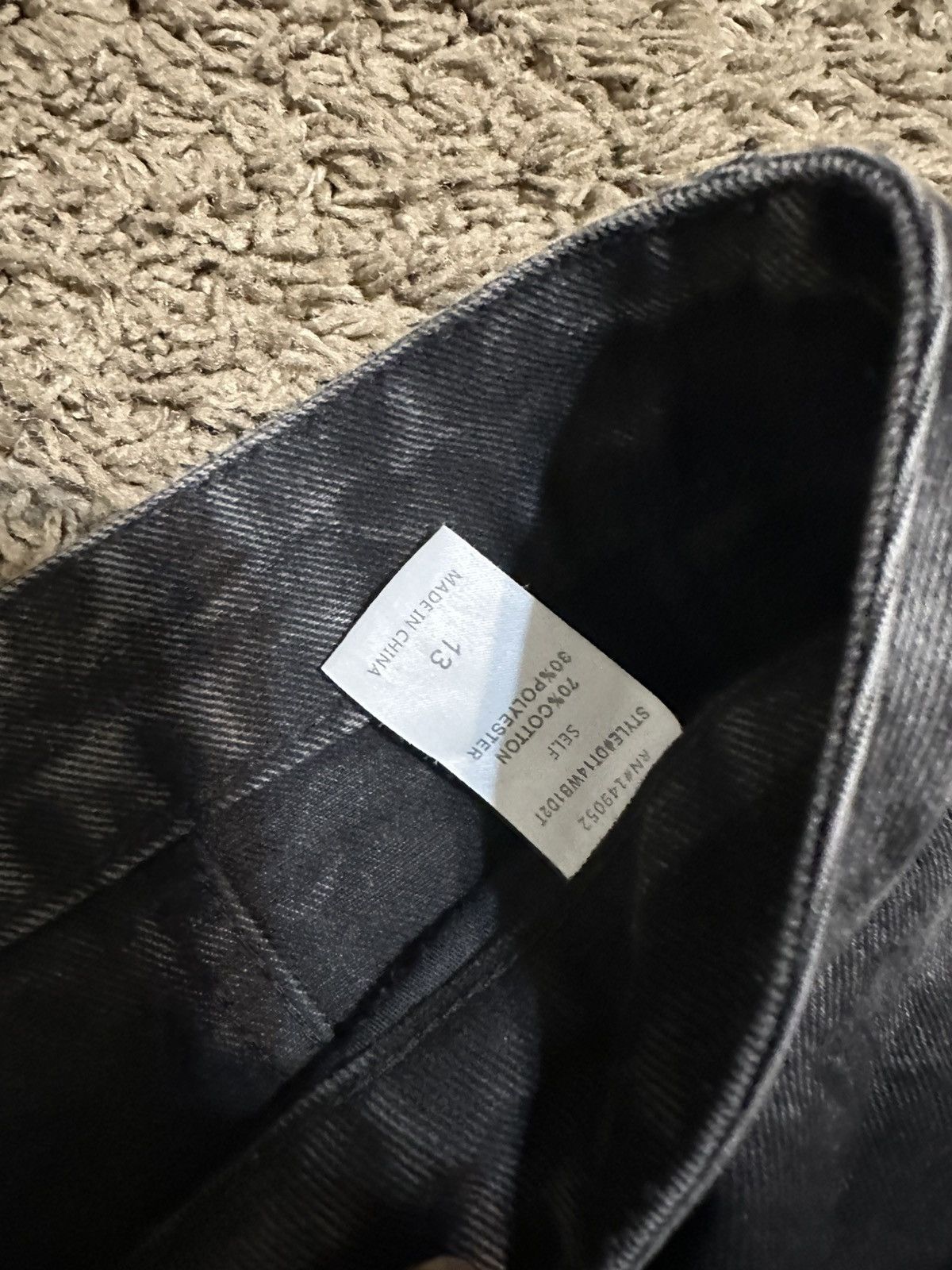 Fashion Nova Vintage Fashion Nova “triple black” baggy jeans 00s size 12 Size 36" / US 14 / IT 50 - 5 Thumbnail