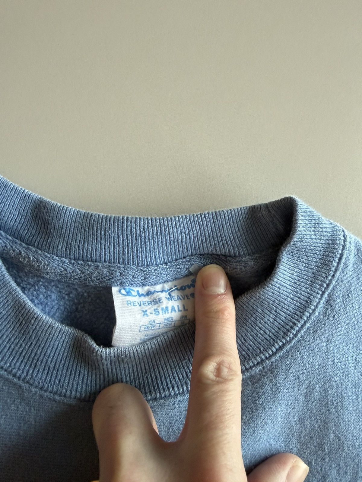 Champion Champion Baby Blue Sweater Size XS / US 0-2 / IT 36-38 - 4 Thumbnail