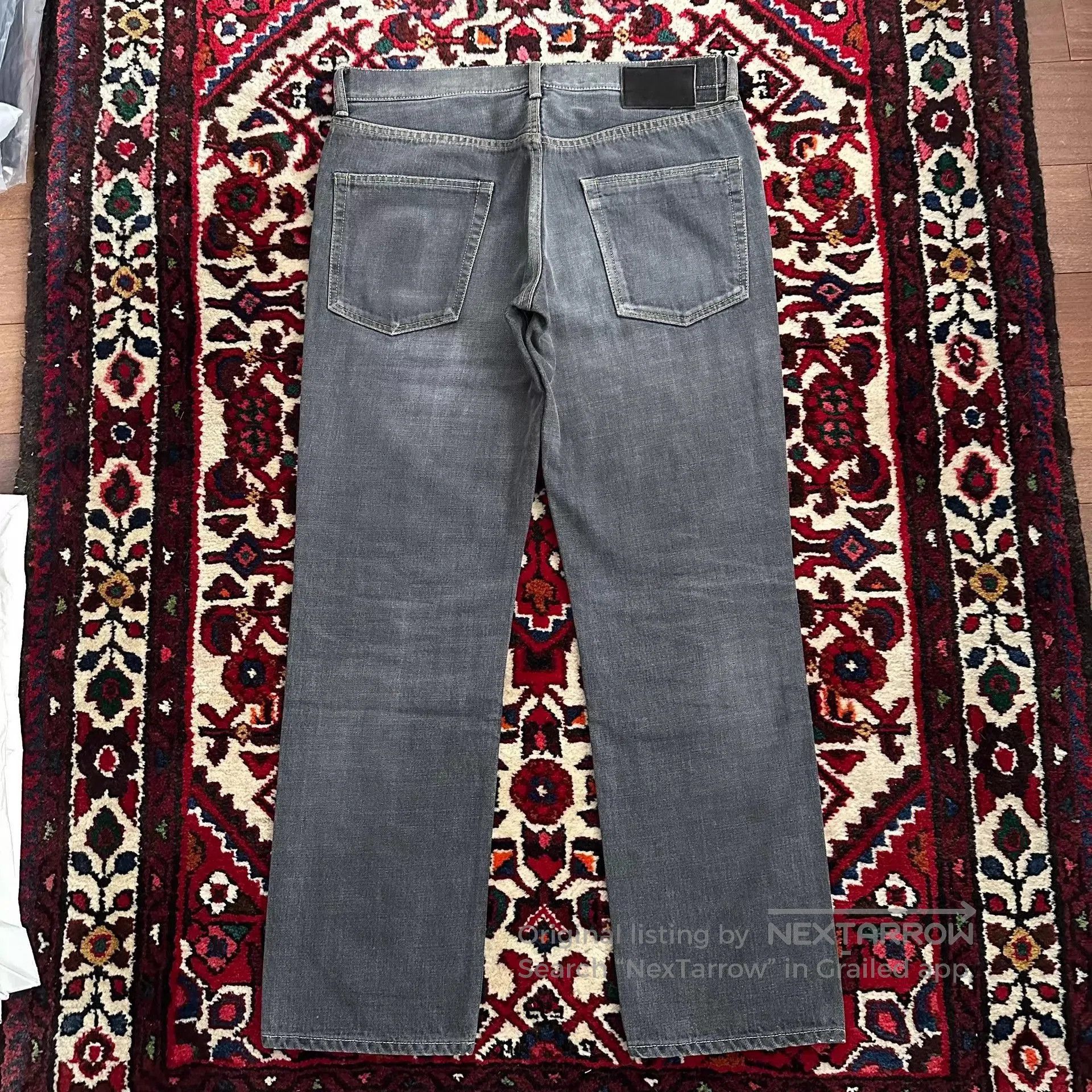 Visvim Gray Distressed Denim Pants Size 34. Size US 34 / EU 50 - 2 Thumbnail