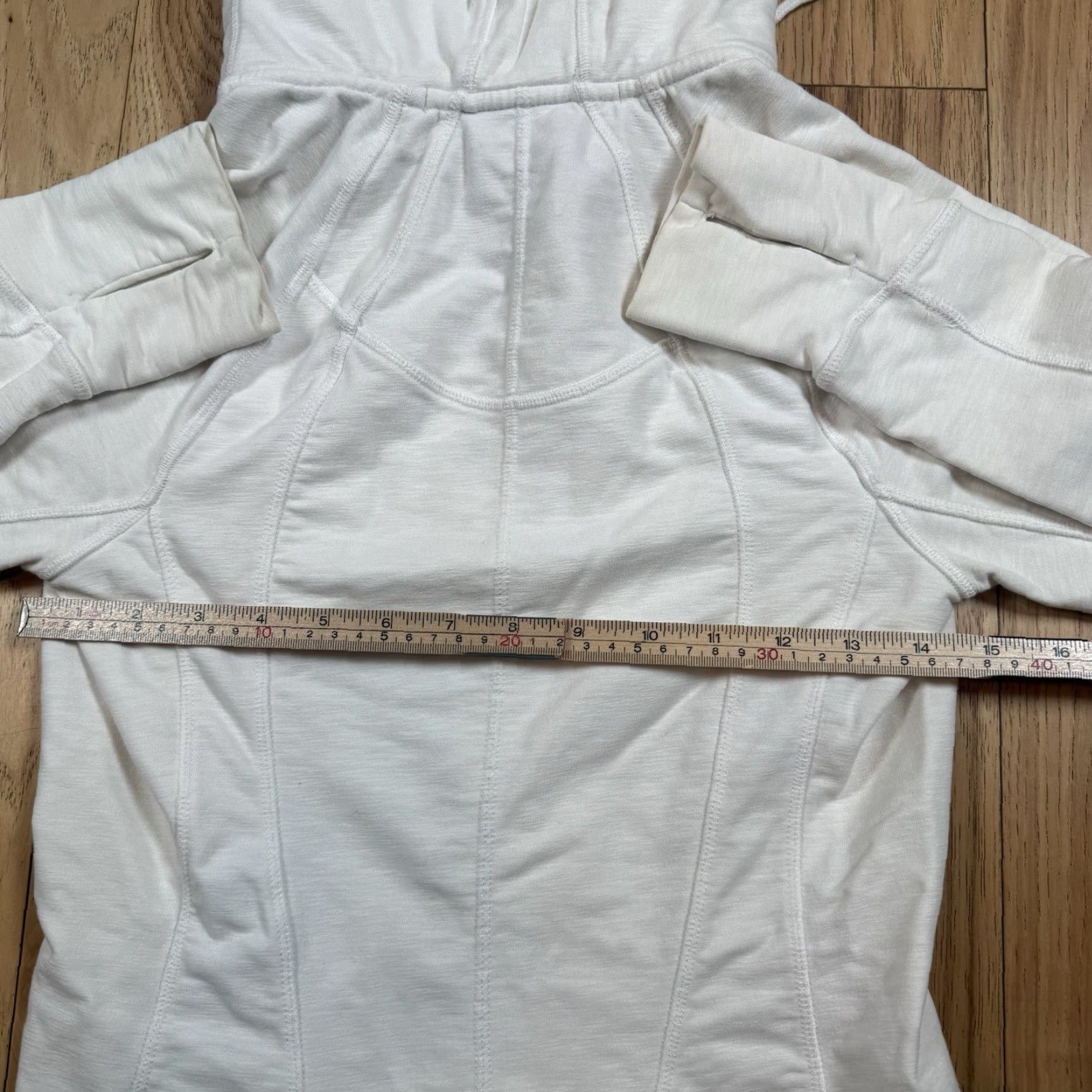 Athleta Athleta Hoodie Full Zip Women’s XS White Athletic Lightweight Regular Size Woman Women’s/XS? Size XS / US 0-2 / IT 36-38 - 5 Thumbnail