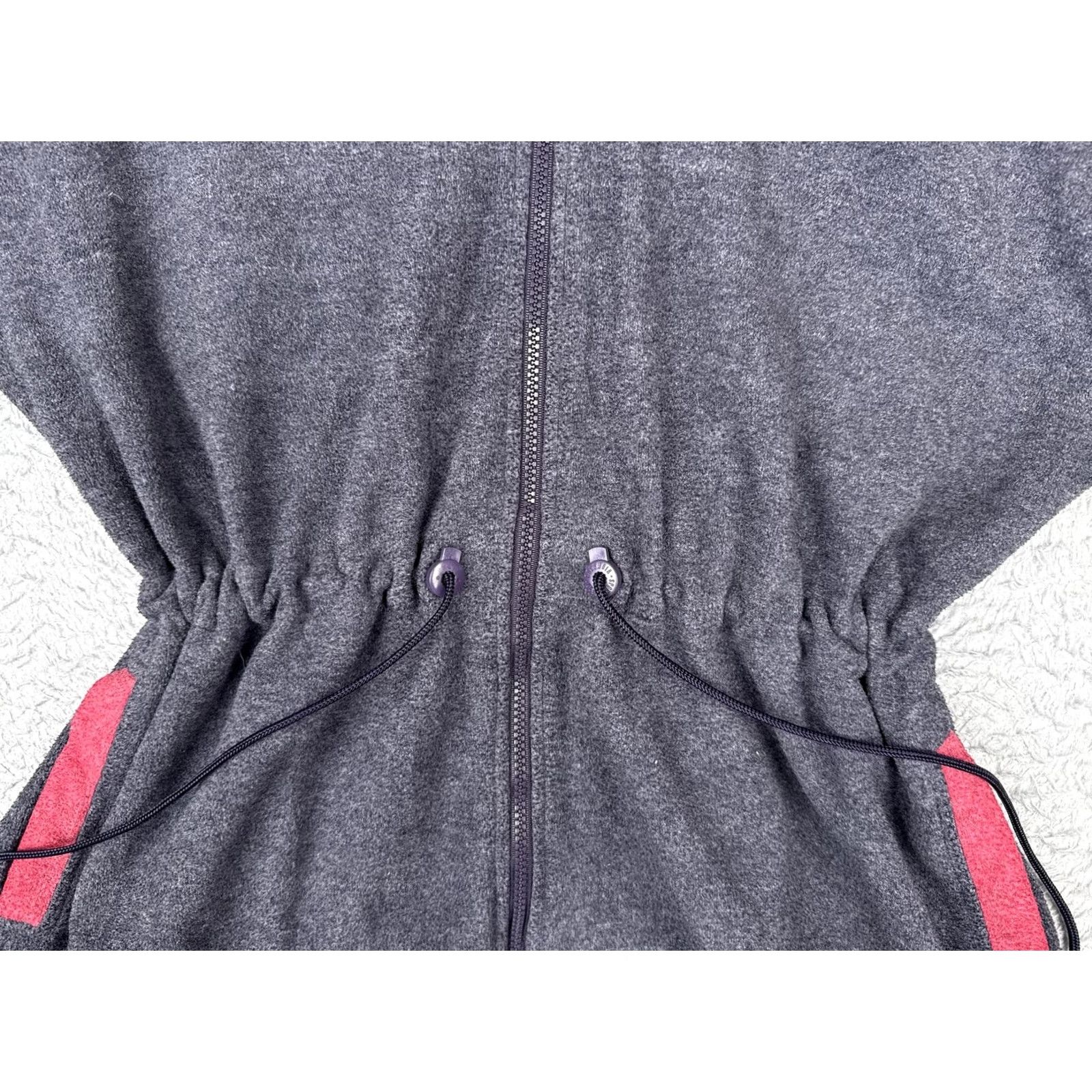 Vintage VINTAGE Columbia Jacket Mens L Gray Red Hooded Fleece Full Zip Outdoor Warm Size US L / EU 52-54 / 3 - 6 Thumbnail
