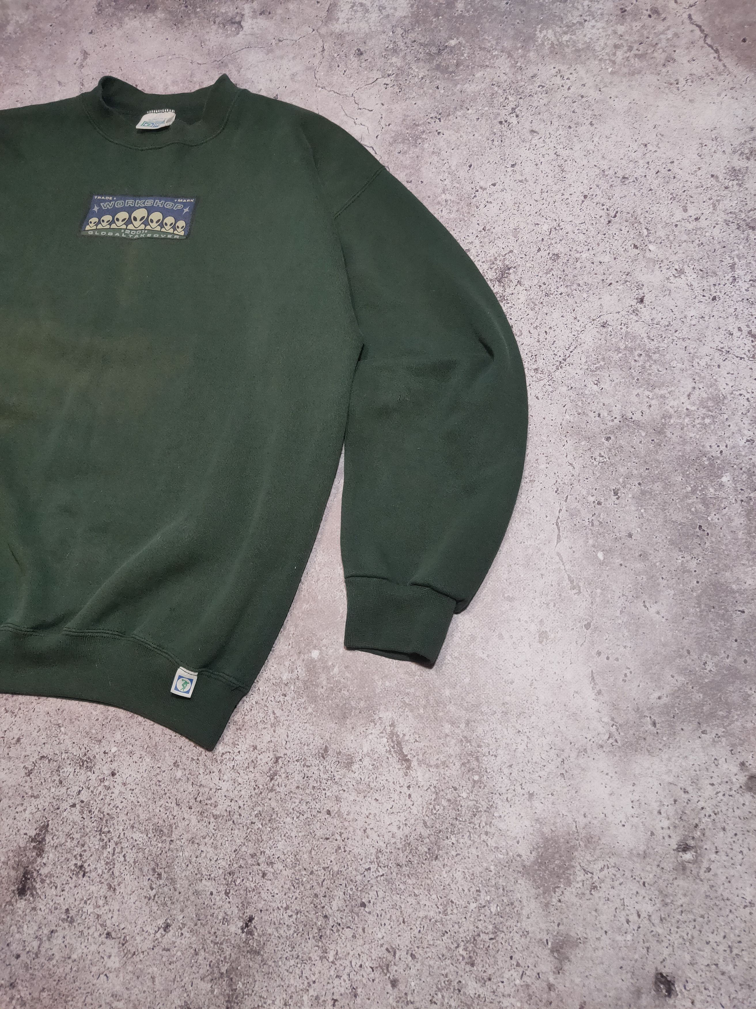 Alien Workshop × Hook-Ups × Vintage Vintage Alien Workshop Rare Sweatshirt Discus 2001 Size US L / EU 52-54 / 3 - 4 Thumbnail