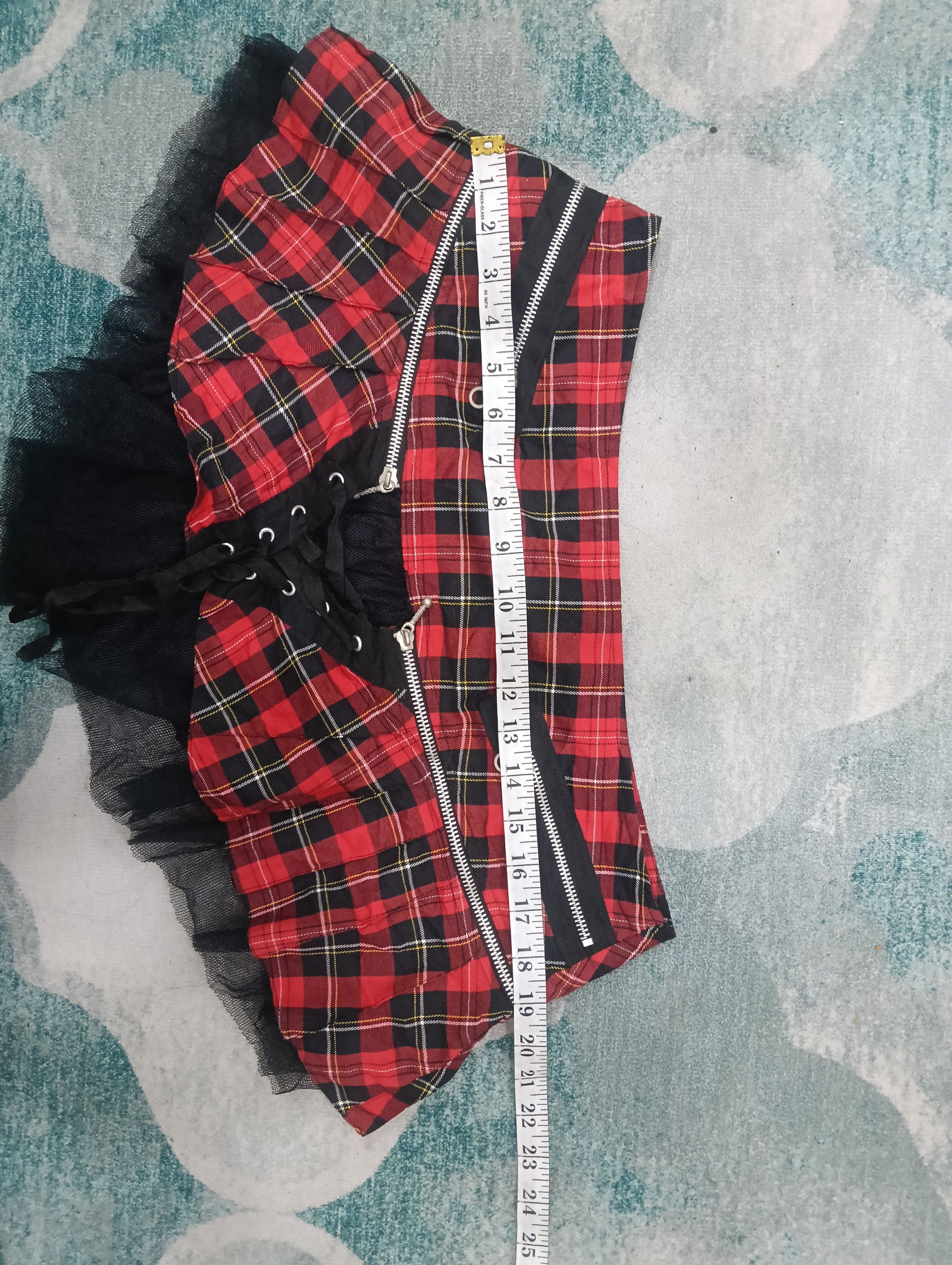 Seditionaries Unbranded Gothic Punk Plaid Skirt Size 32" / US 10 / IT 46 - 10 Thumbnail