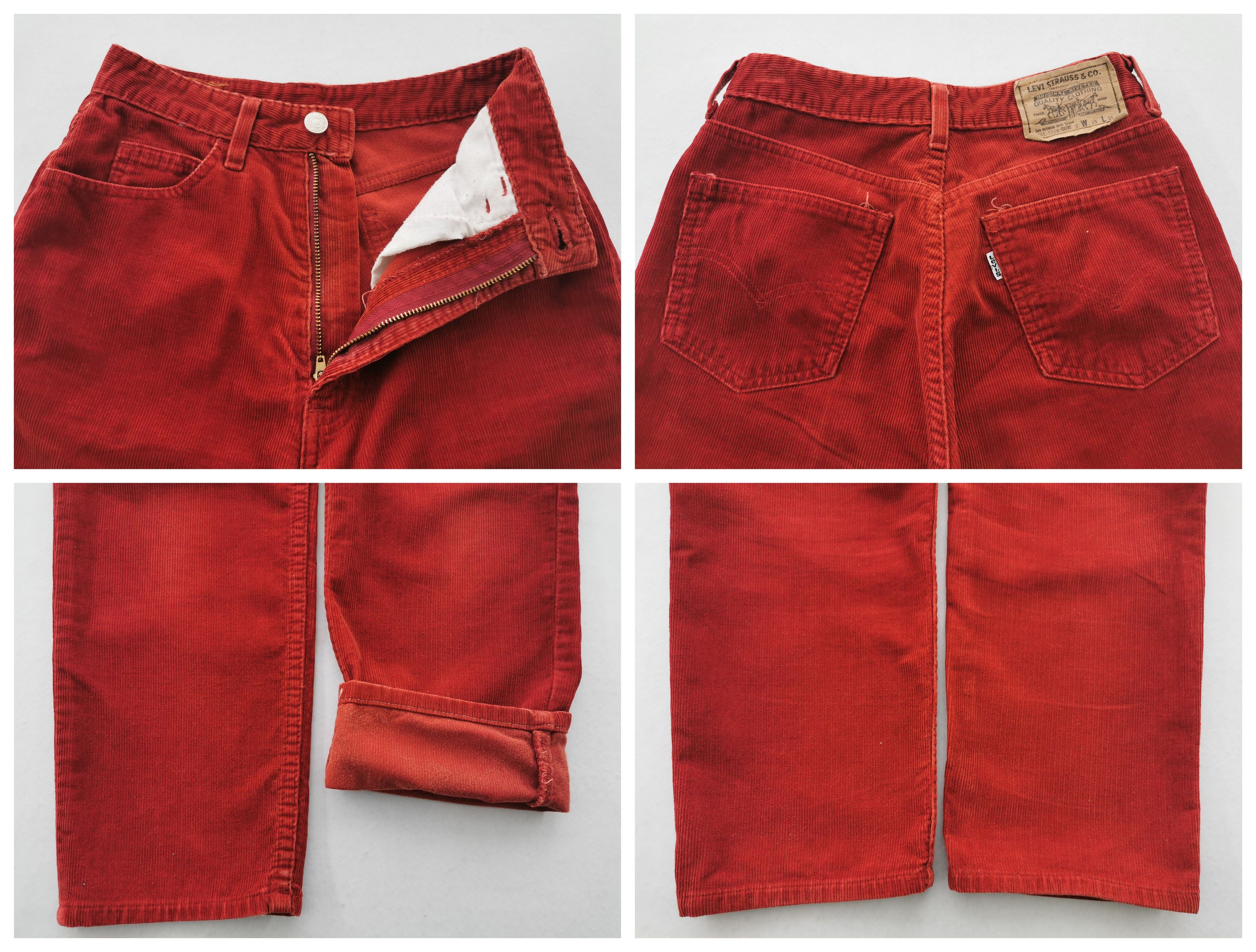 Levi's Vintage Levis Lot 505 Corduroy Pants Womens Made In Japan Size 25" / US 0 / IT 36 - 7 Thumbnail