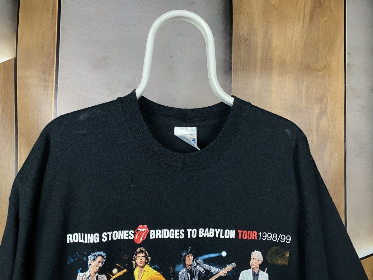The Rolling Stones 🎸Vintage 1998 T-Shirt The Rolling Stones Bridges To Babylon🎸 Size US XXL / EU 58 / 5 - 6 Thumbnail