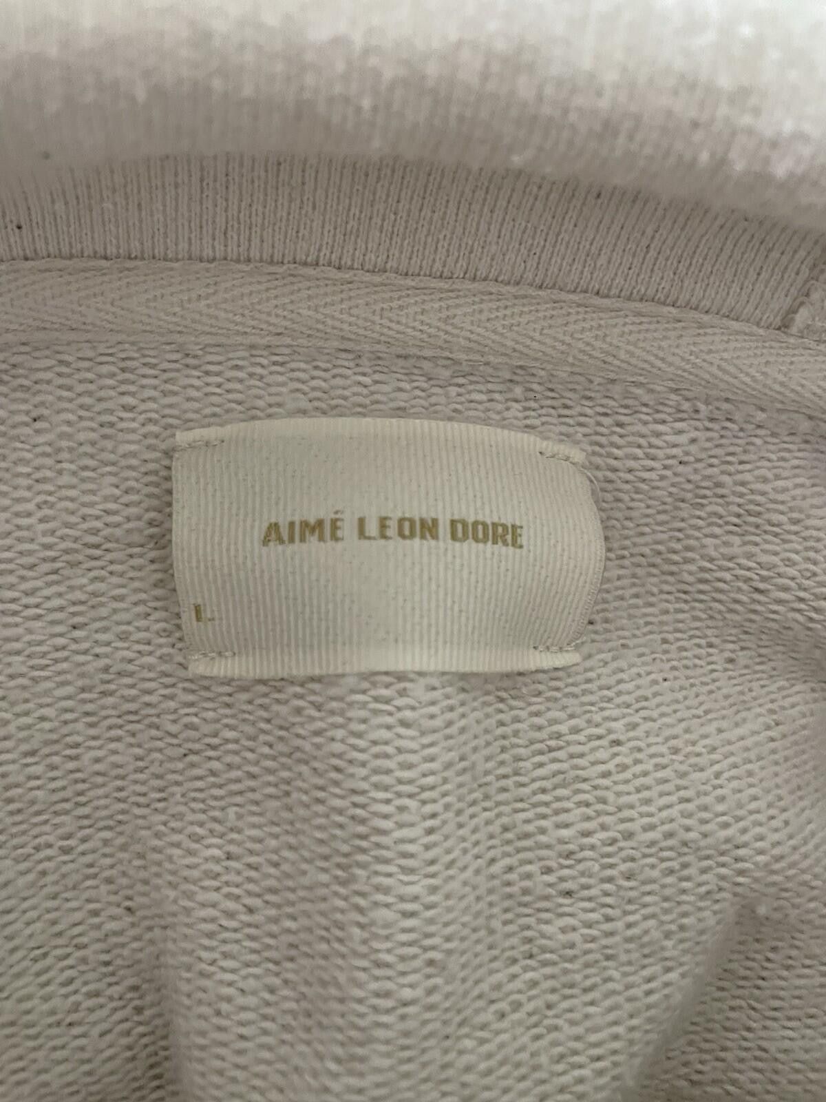 Aime Leon Dore Aime Leon Dore Flower Hoodie Ecru Off White Men Large Size US L / EU 52-54 / 3 - 3 Thumbnail
