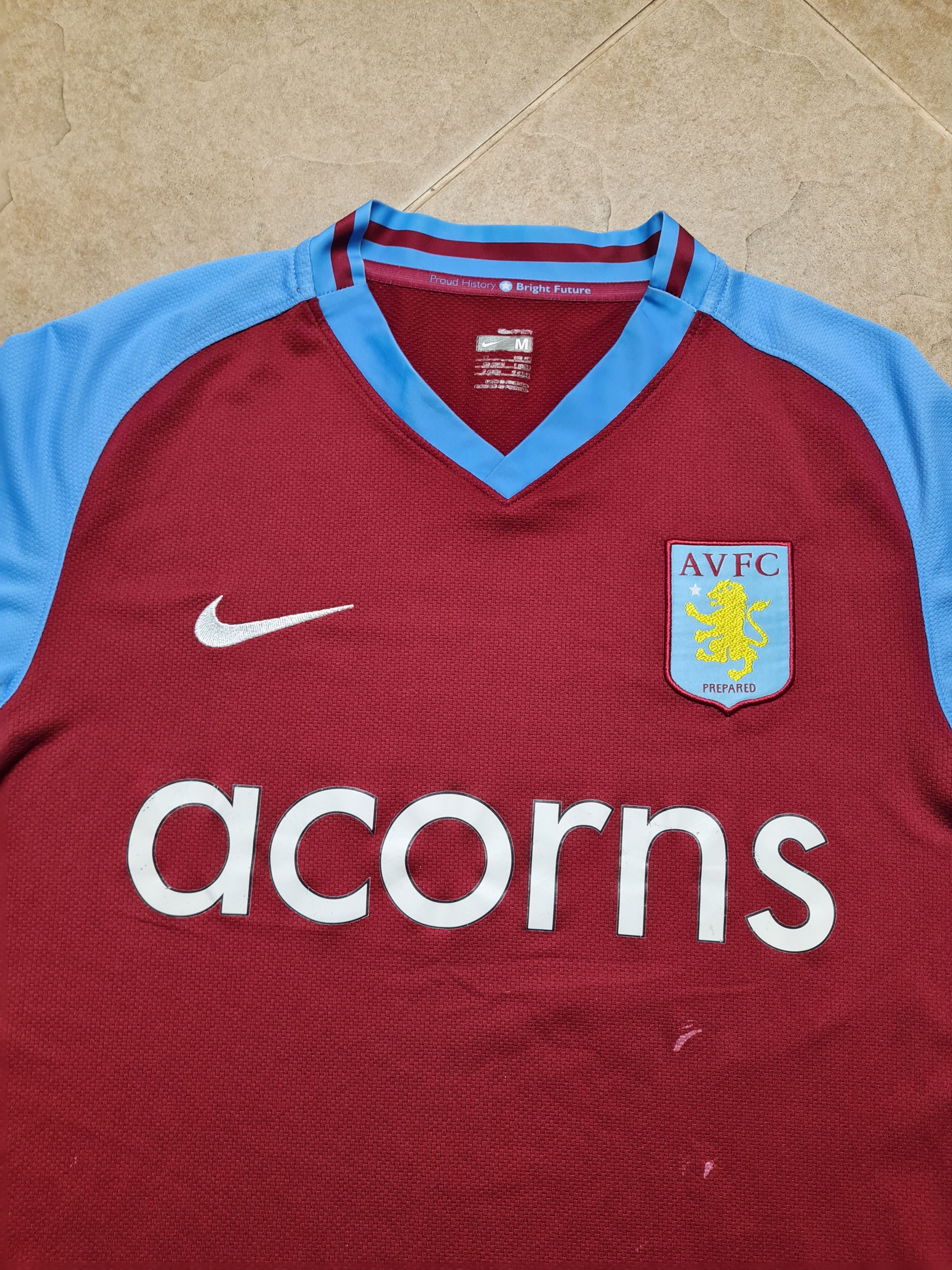 Nike Nike Aston Villa Home Soccer Shirt 2008/09 Adults Size US M / EU 48-50 / 2 - 10 Thumbnail