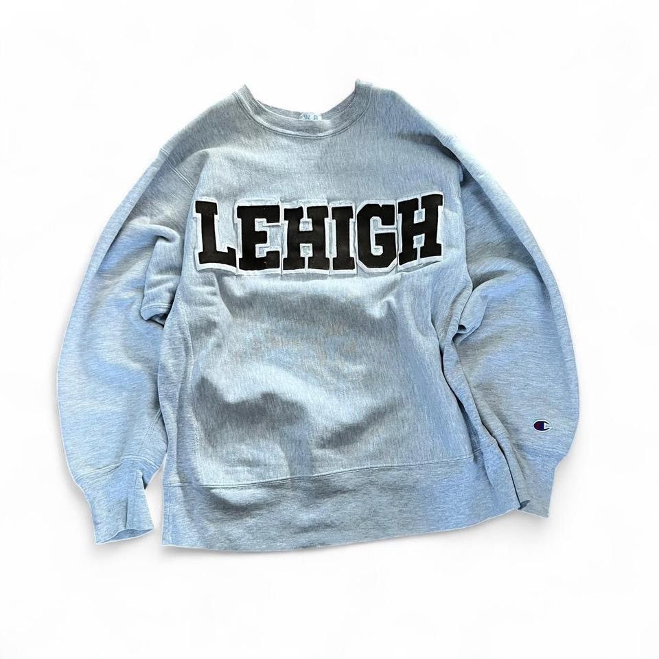 Champion Vintage 1980s Champion Reverse Weave Lehigh Crewneck Sweat Size US L / EU 52-54 / 3 - 1 Thumbnail
