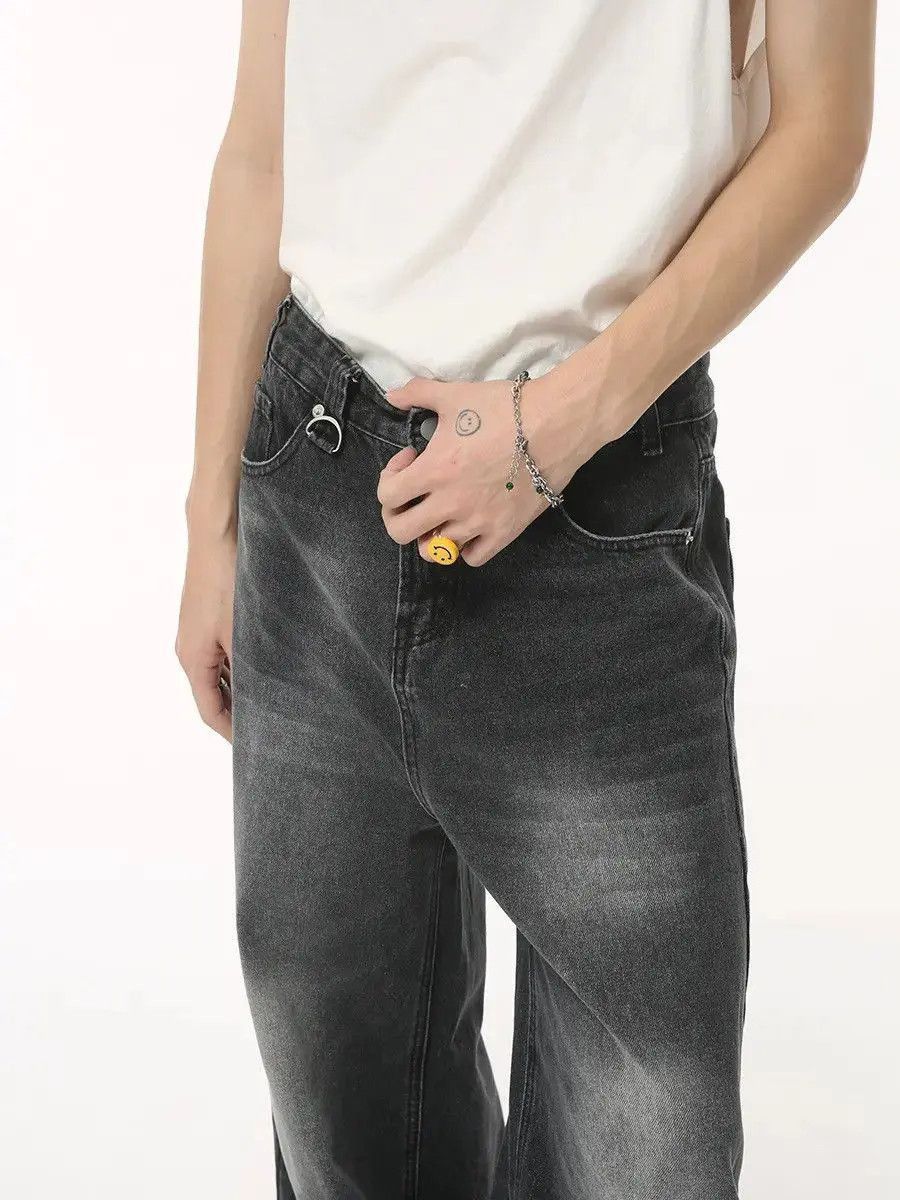 Japanese Brand Retro wide leg loose jeans Size US 32 / EU 48 - 4 Thumbnail