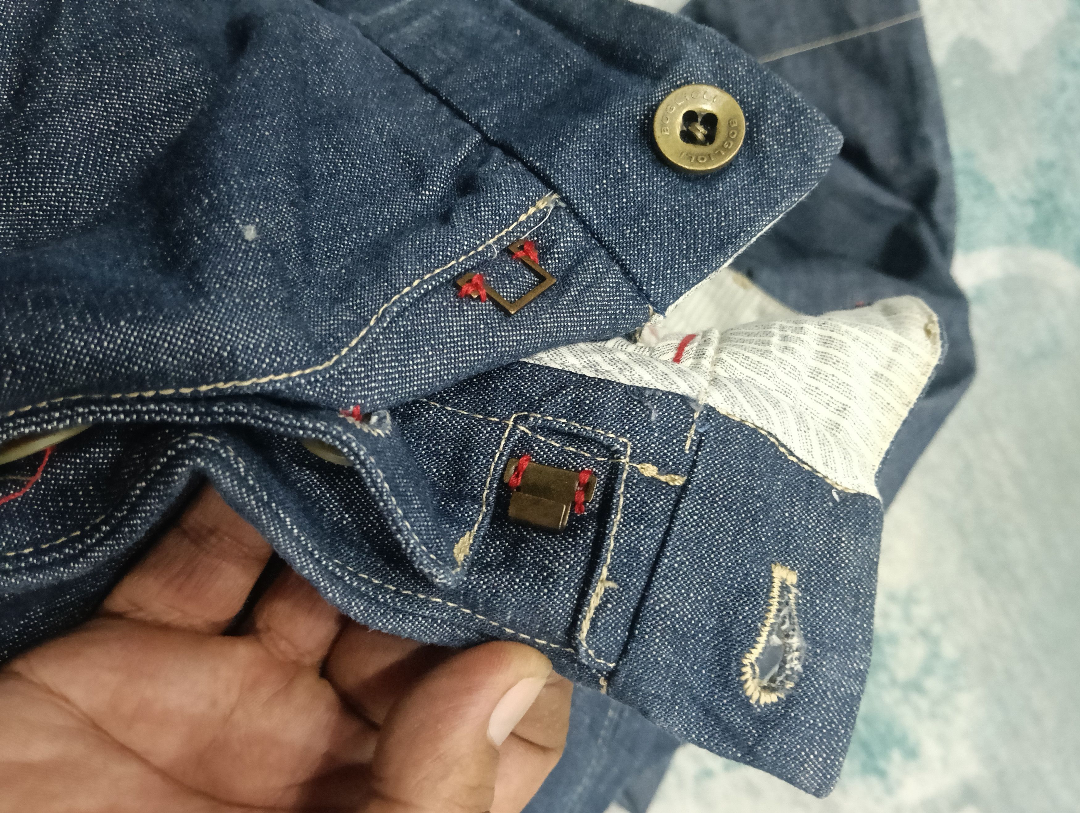 Boglioli × Designer Vintage Boglioli Like Baggy Size US 36 / EU 52 - 11 Thumbnail