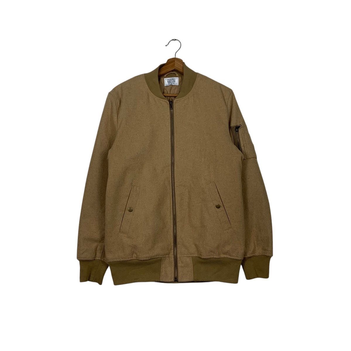 Japanese Brand PROJECT EDITION Bomber Jacket #2131-C94 Size US L / EU 52-54 / 3 - 1 Thumbnail
