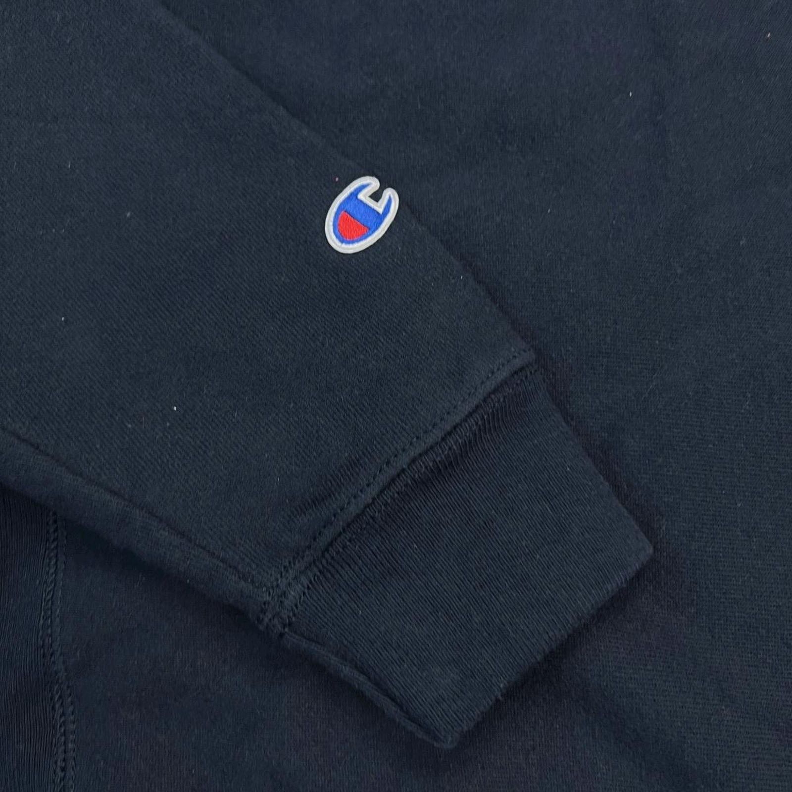 Champion × Vintage Champion Hoodie Medium Reverse Weave Script Hood Sweatshirt Size M / US 6-8 / IT 42-44 - 4 Thumbnail