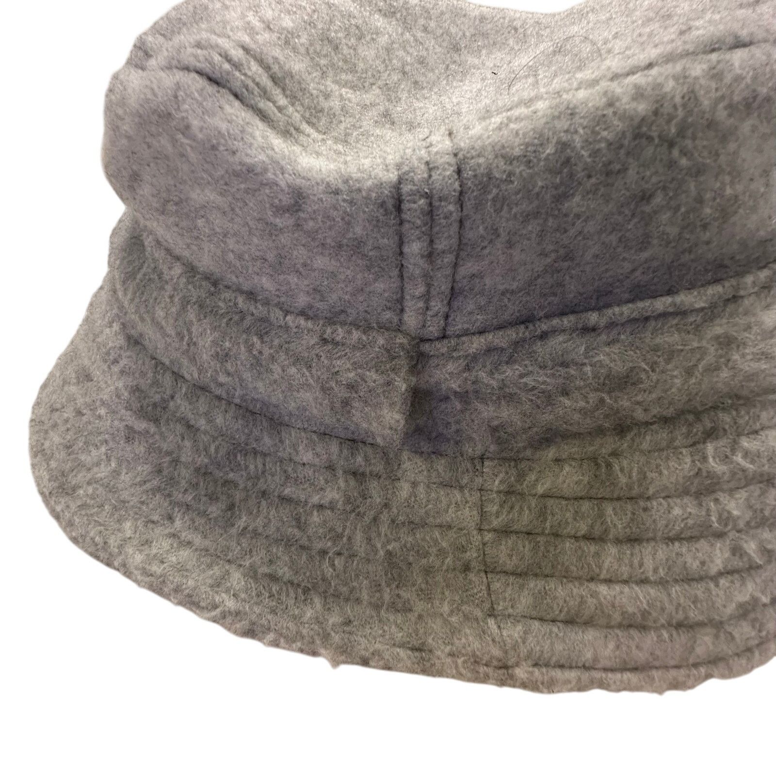 Columbia Vintage Fluffy Grey Bucket Hat Columbia Made in USA Size ONE SIZE - 3 Thumbnail