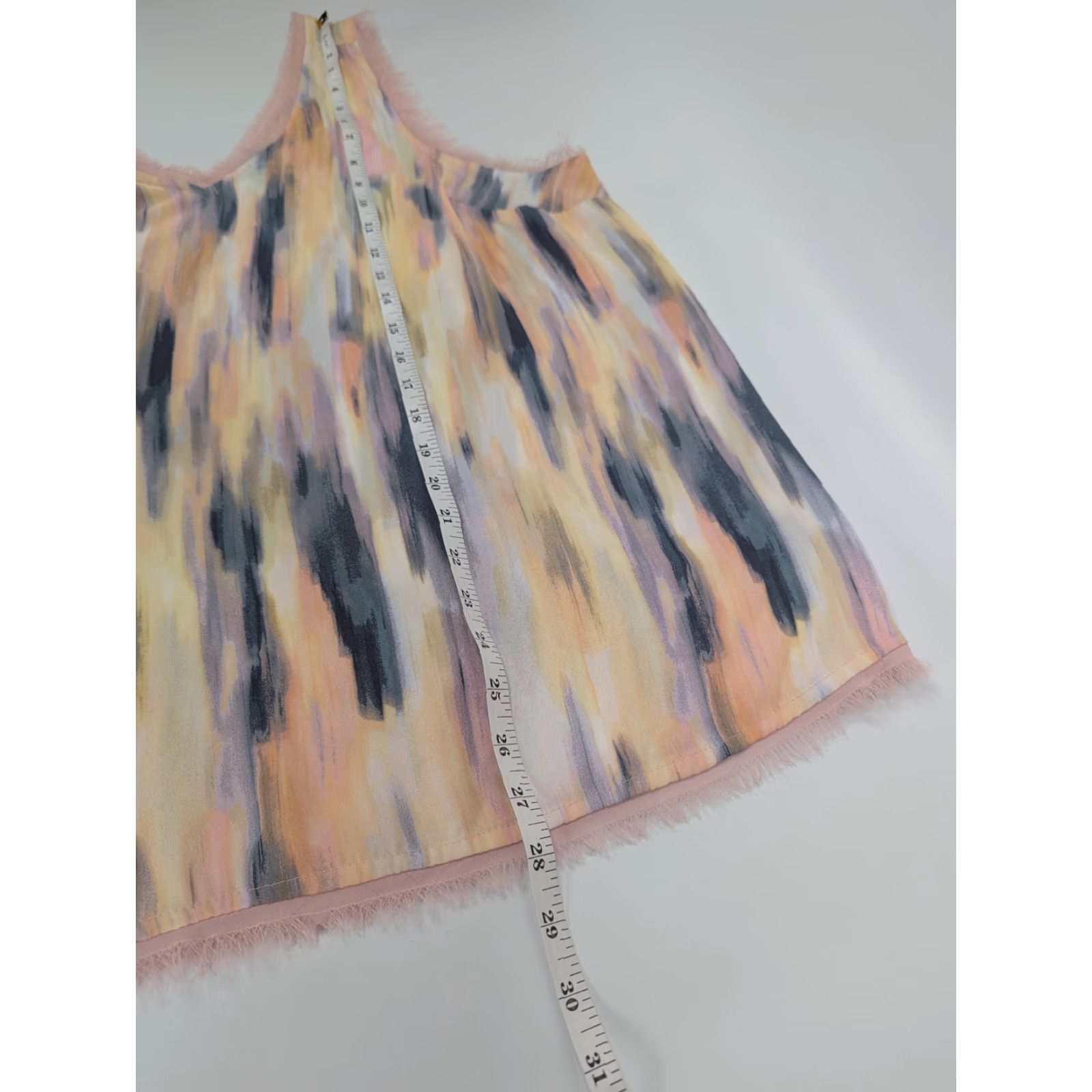 Torrid Torrid Blouse Women's V-Neck Tank Georgette Multicolor 0X Plus Size L/12 Size XL / US 12-14 / IT 48-50 - 3 Thumbnail