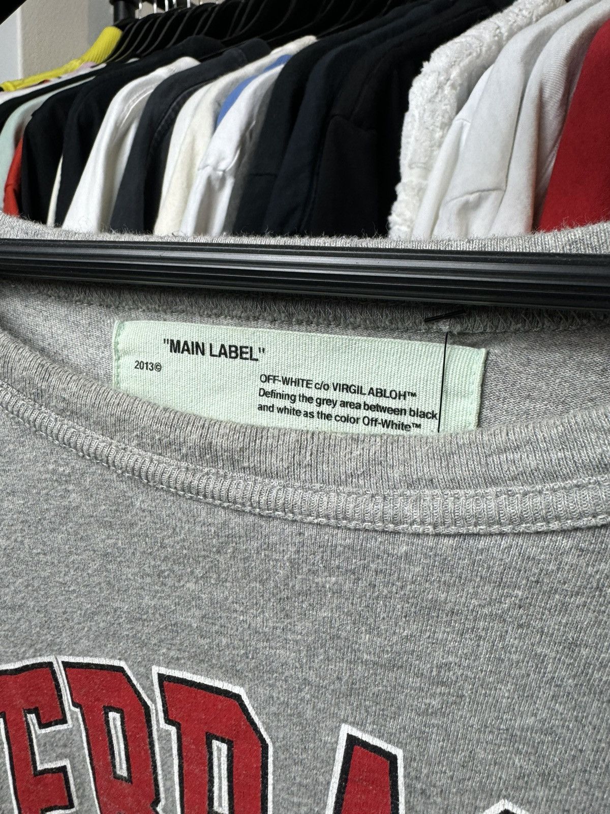 Off-White Off-White Nebraska T-Shirt Tee Big Logo. XXL Size US XXL / EU 58 / 5 - 3 Thumbnail