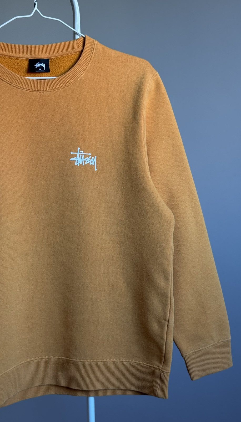 Stussy Stussy Basic Logo Sweatshirt Orange M Size US M / EU 48-50 / 2 - 11 Thumbnail