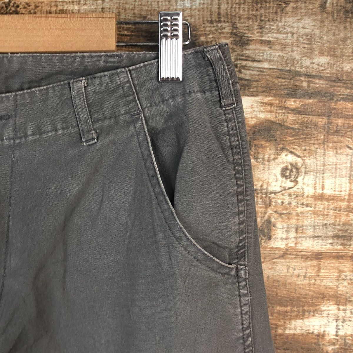 Japanese Brand DL Japanese Brand Gray Cargo Multipocket Pants #C655 Size US 27 - 8 Thumbnail