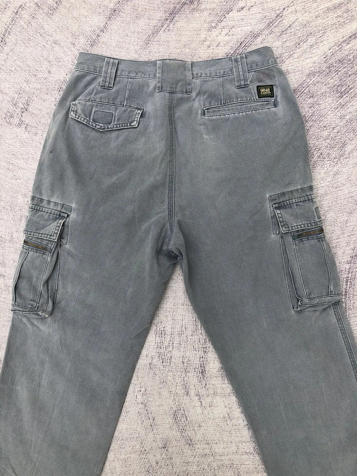 Japanese Brand Grand Cisco Faded Cargo Multipocket Utility Pants Size US 30 / EU 46 - 11 Thumbnail