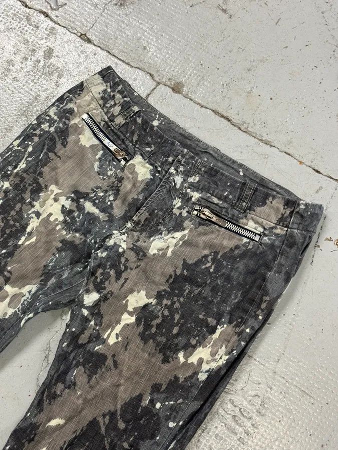 Diesel 2000s Diesel Grey Denim Tie-Dye Jeans Size 26" / US 2 / IT 38 - 6 Thumbnail