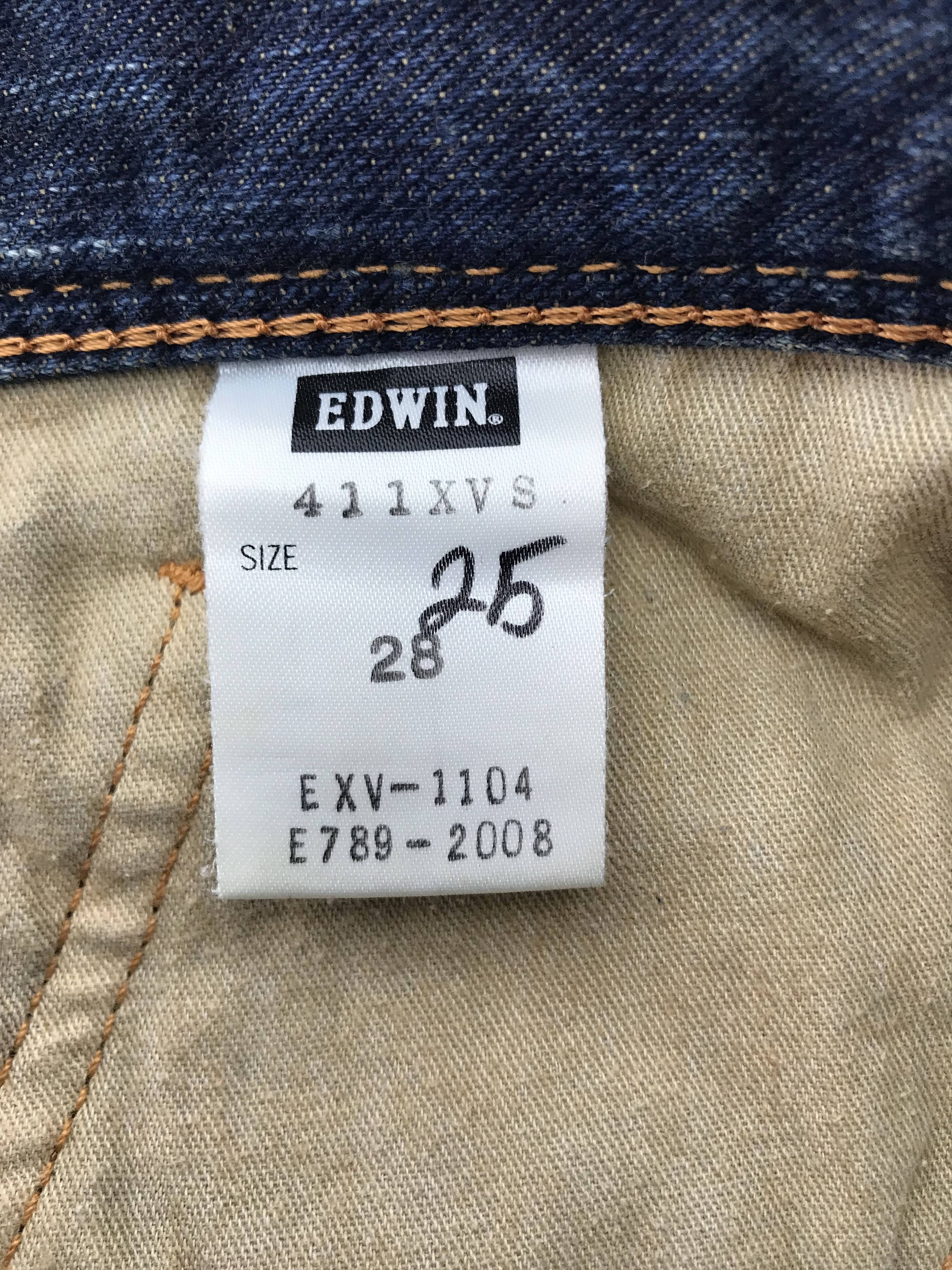 Edwin Vintage Edwin XV Buckle Back Rusty Washed Flare Jeans Size 28" / US 6 / IT 42 - 11 Thumbnail