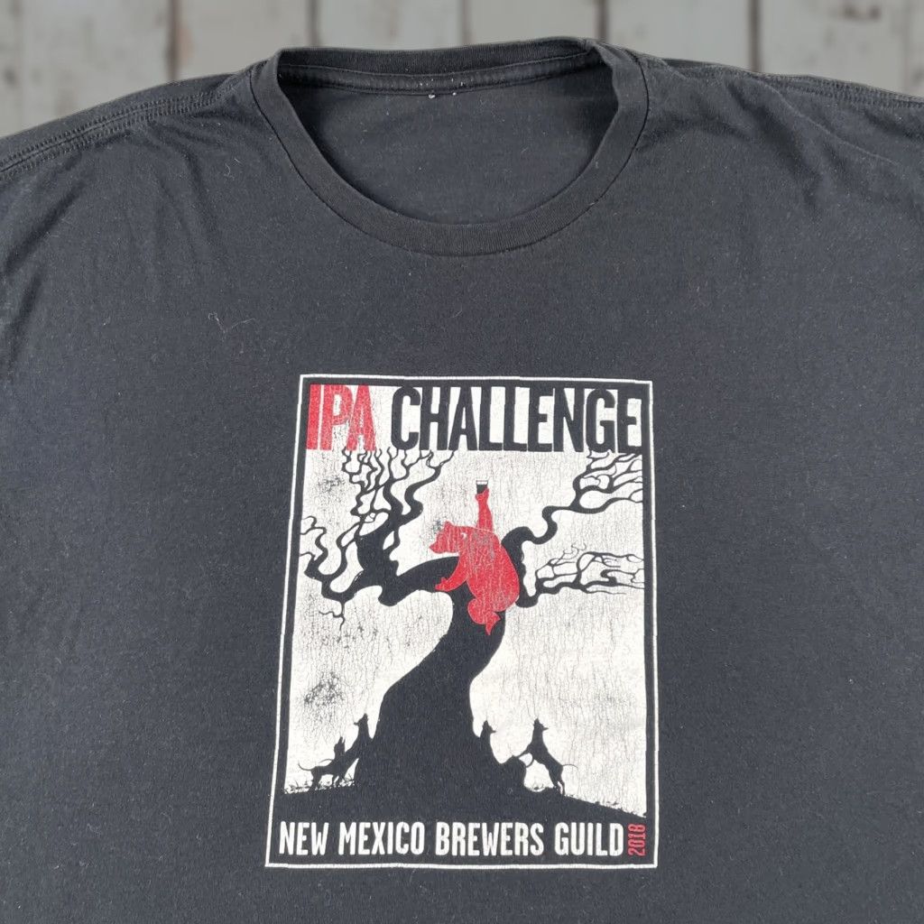 Vintage New Mexico Brewers Guild 2018 IPA Challenge Shirt Black Mens Large Beer Tee Size US L / EU 52-54 / 3 - 1 Thumbnail