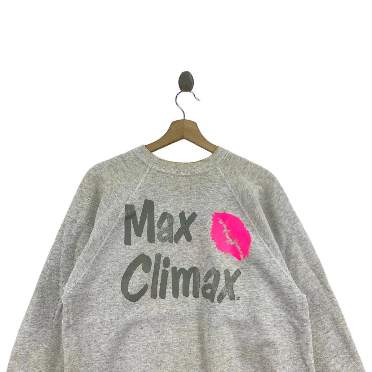 Vintage Vintage 90’ MAX CLIMAX LOVE Making Ads Pullover Sweatshirt Size XL / US 12-14 / IT 48-50 - 2 Thumbnail