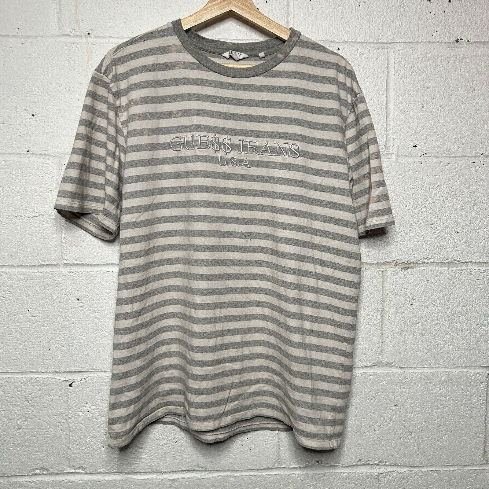 Guess Guess x A$AP Rocky Striped Shirt “Grey” Size US L / EU 52-54 / 3 - 1 Thumbnail