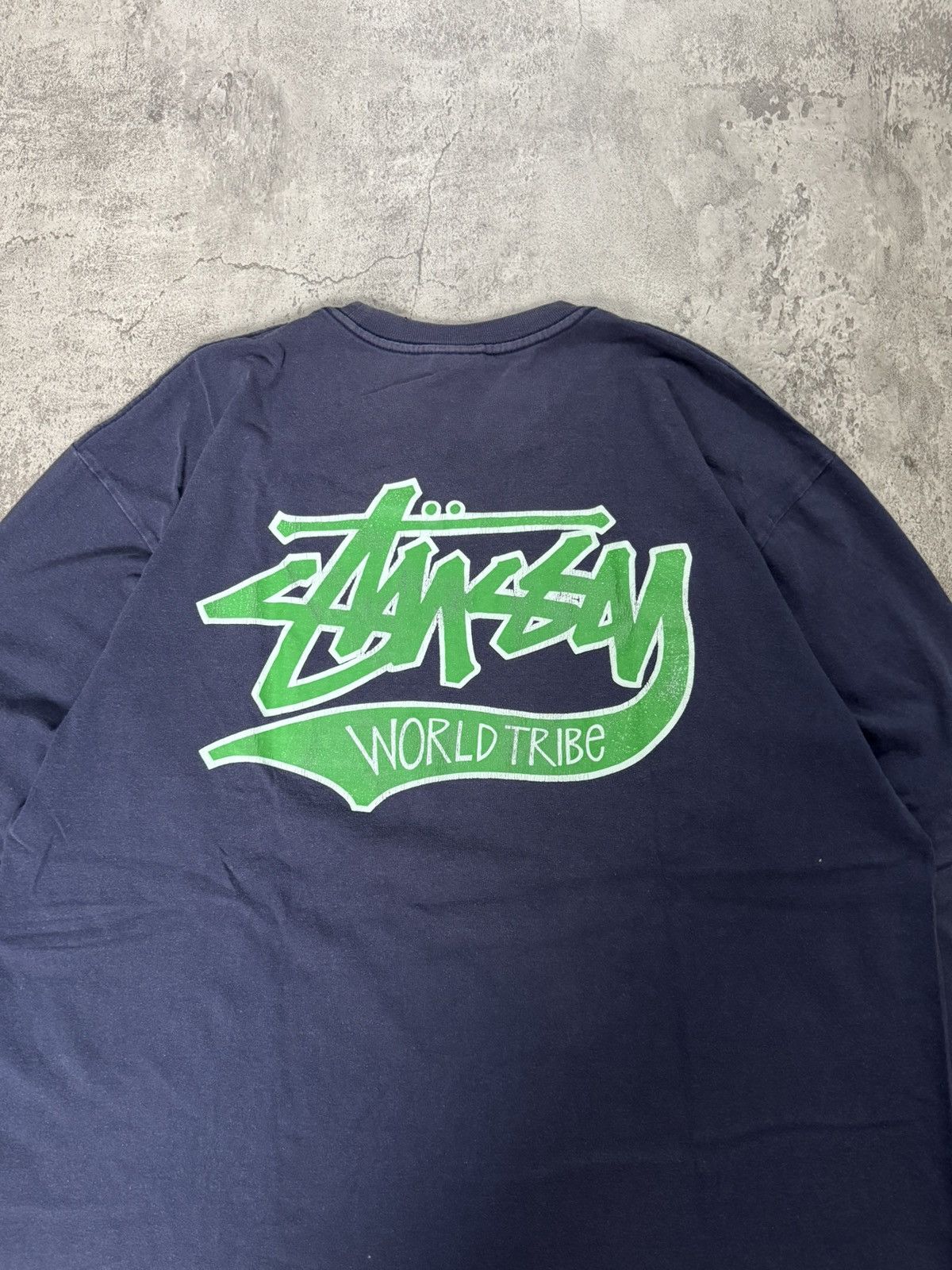 Stussy STUSSY WORLD TRIBE LONGSLEEVE Size US XL / EU 56 / 4 - 2 Thumbnail