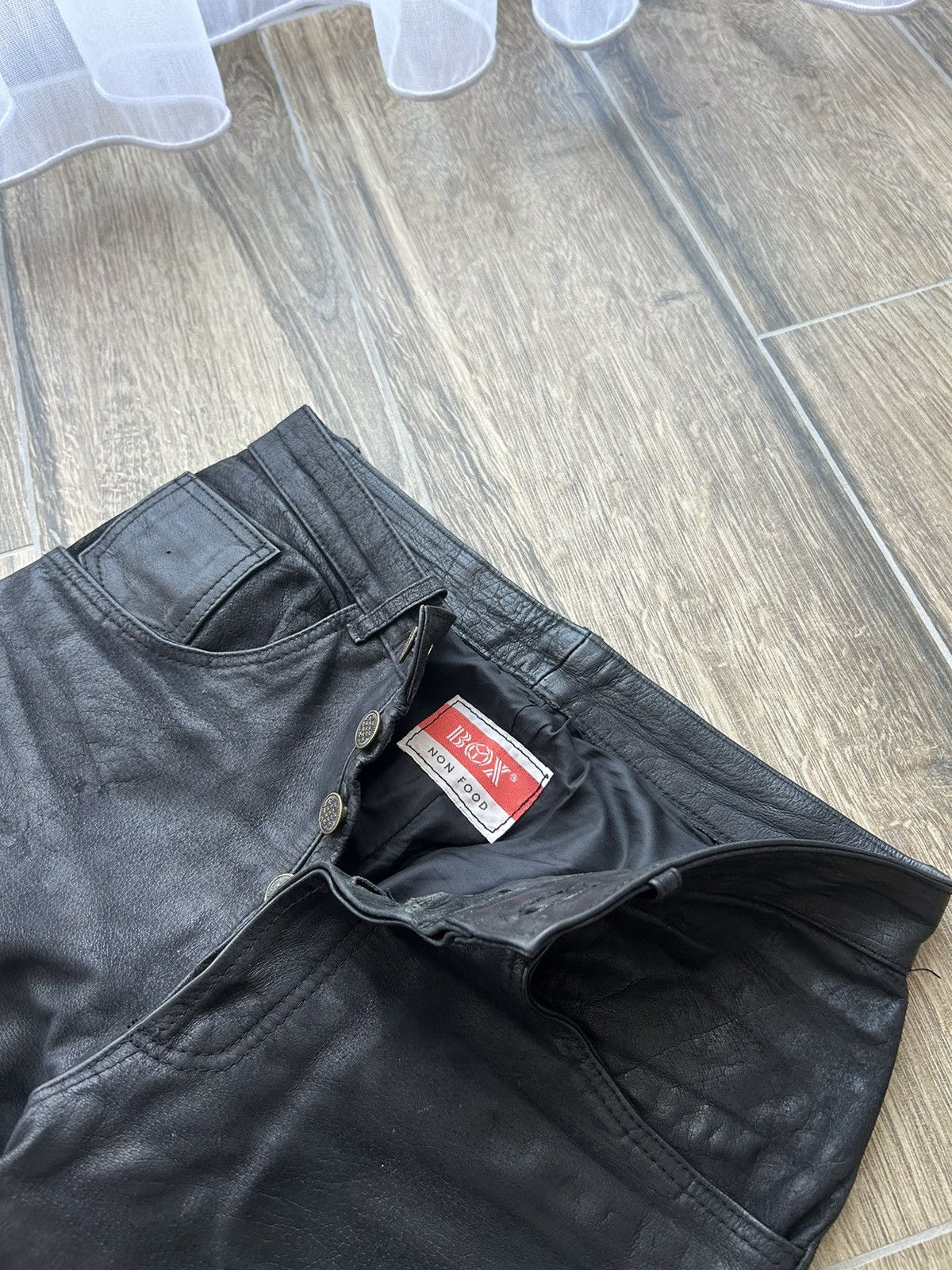 Genuine Leather × Leather × Vintage Vintage CowBoys Real Leather pants vintage 90s Size US 30 / EU 46 - 4 Thumbnail