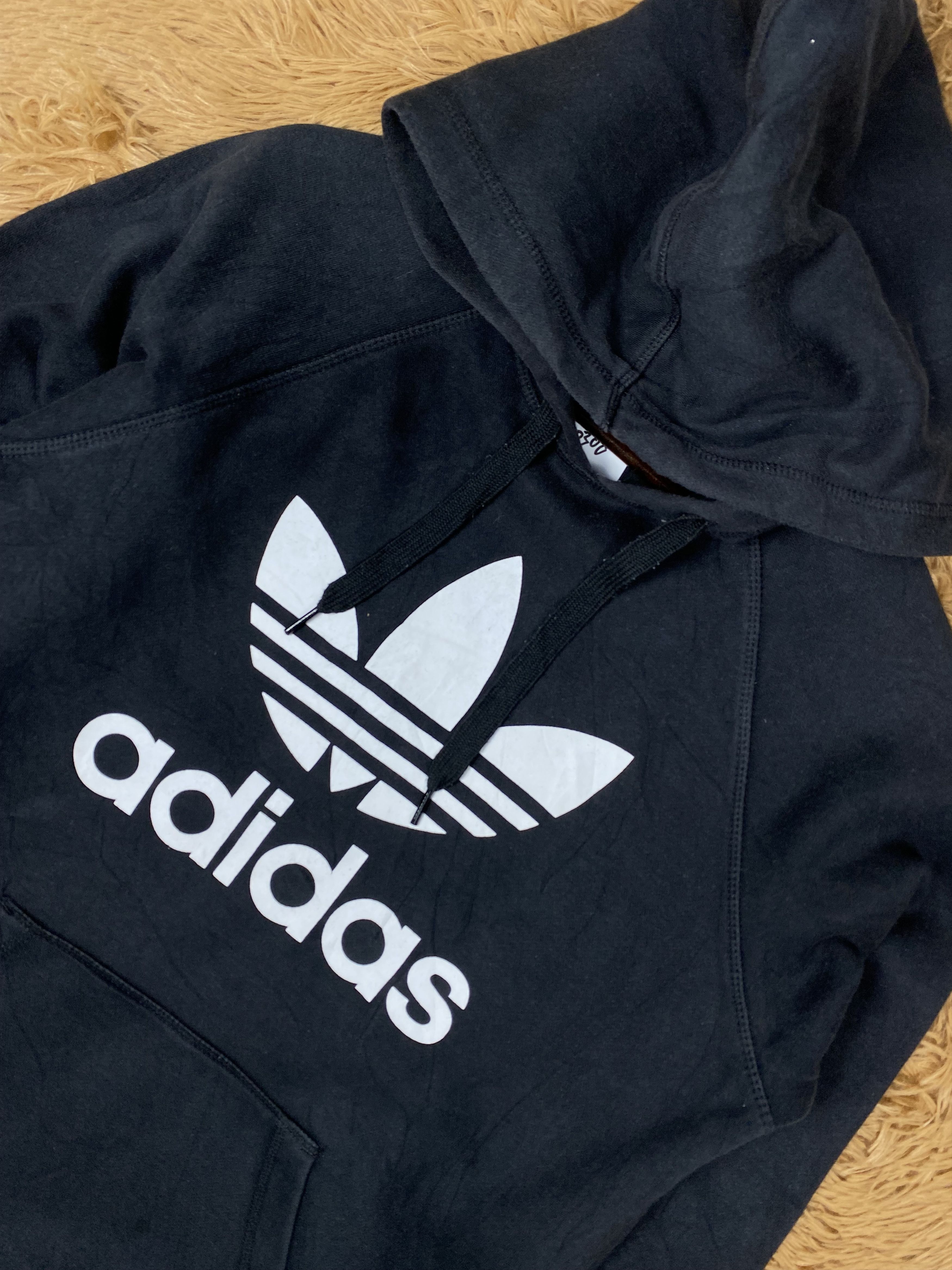Adidas Vintage Adidas Trefoil Big Logo Hoodies PS0308 Size US M / EU 48-50 / 2 - 2 Thumbnail
