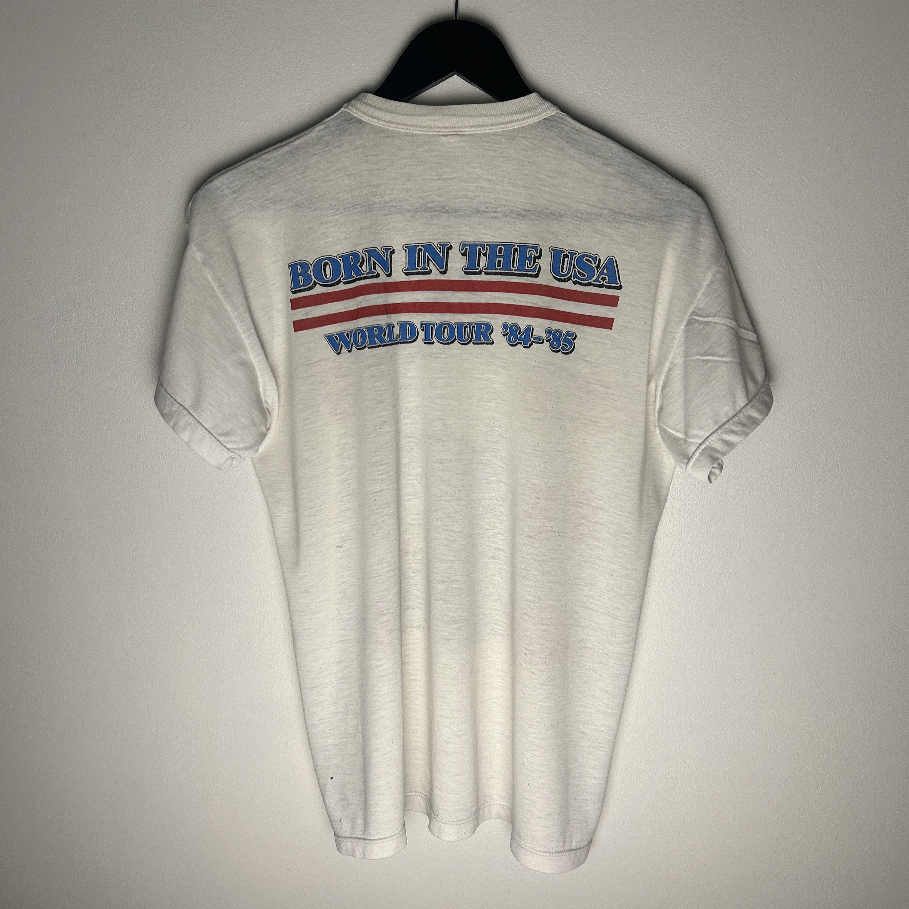 Band Tees Vintage Bruce Springsteen Born In The USA 80’s Band T-shirt Size US XL / EU 56 / 4 - 2 Thumbnail