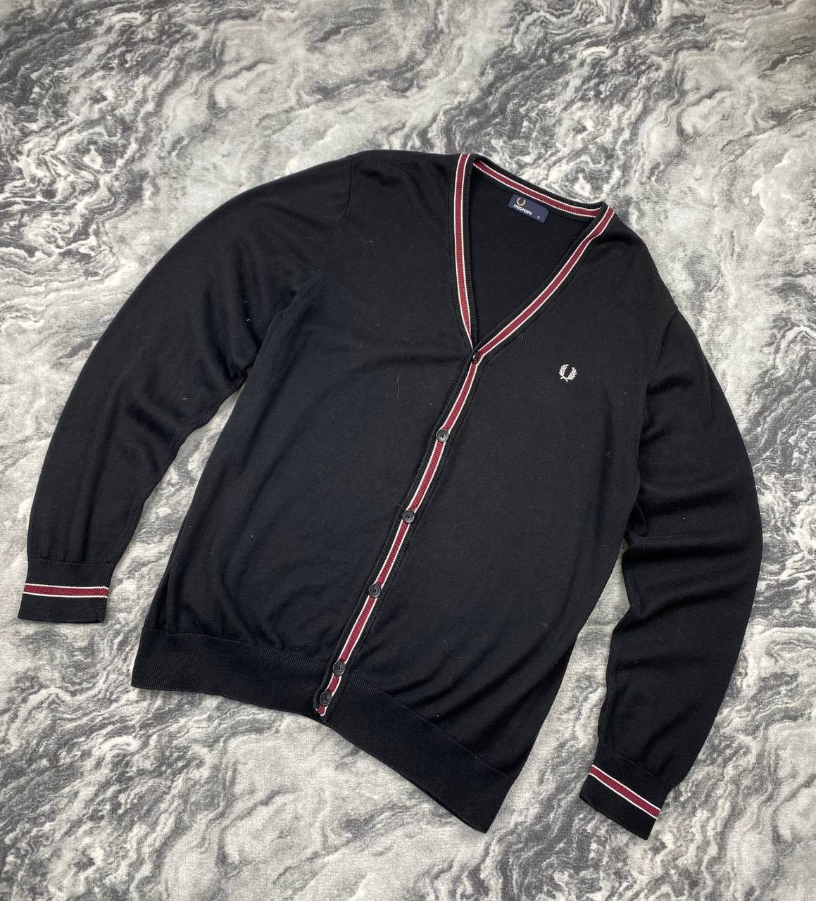 Fred Perry Fred Perry Cardigan Viscose Size US XL / EU 56 / 4 - 1 Thumbnail