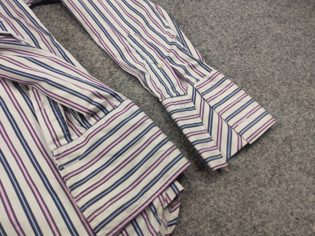 Burberry Vintage Burberry London loose shirt thin stripes cufflinks Size US XL / EU 56 / 4 - 9 Thumbnail