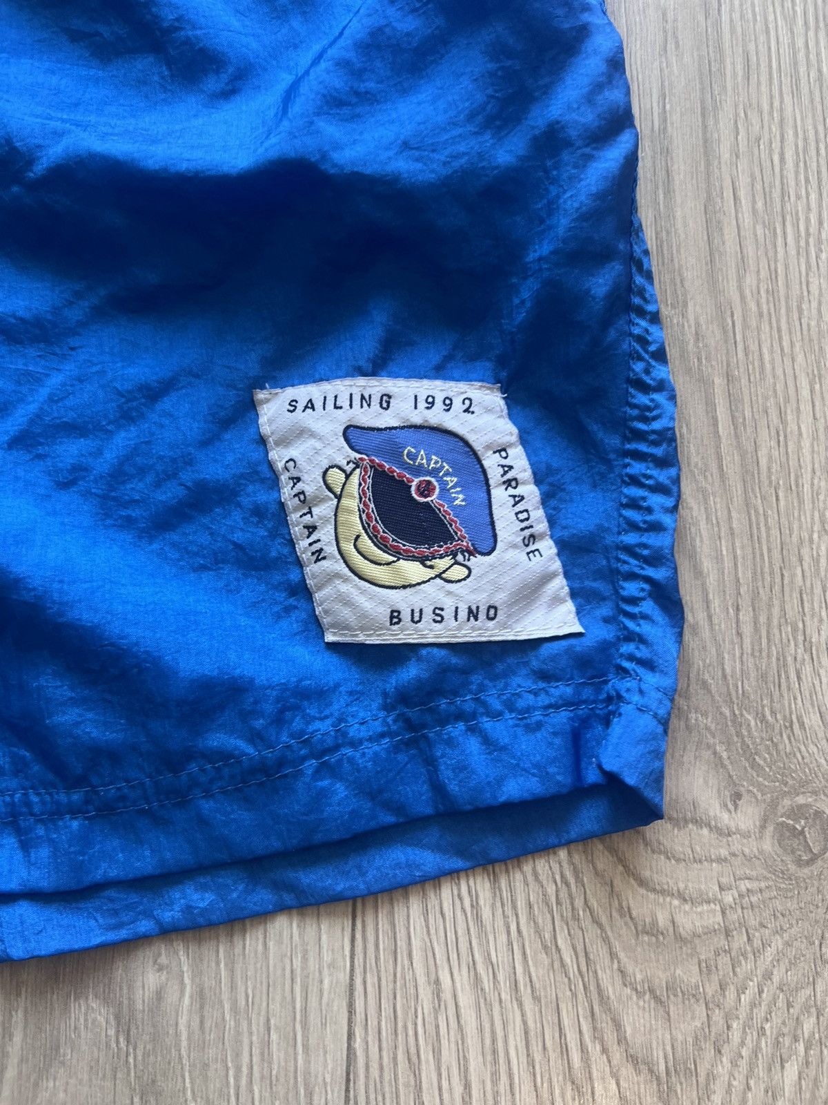 Vintage Vintage 1992 Nino Riviera Sailing Swim Trunks Shirts 90s Size US 34 / EU 50 - 3 Thumbnail