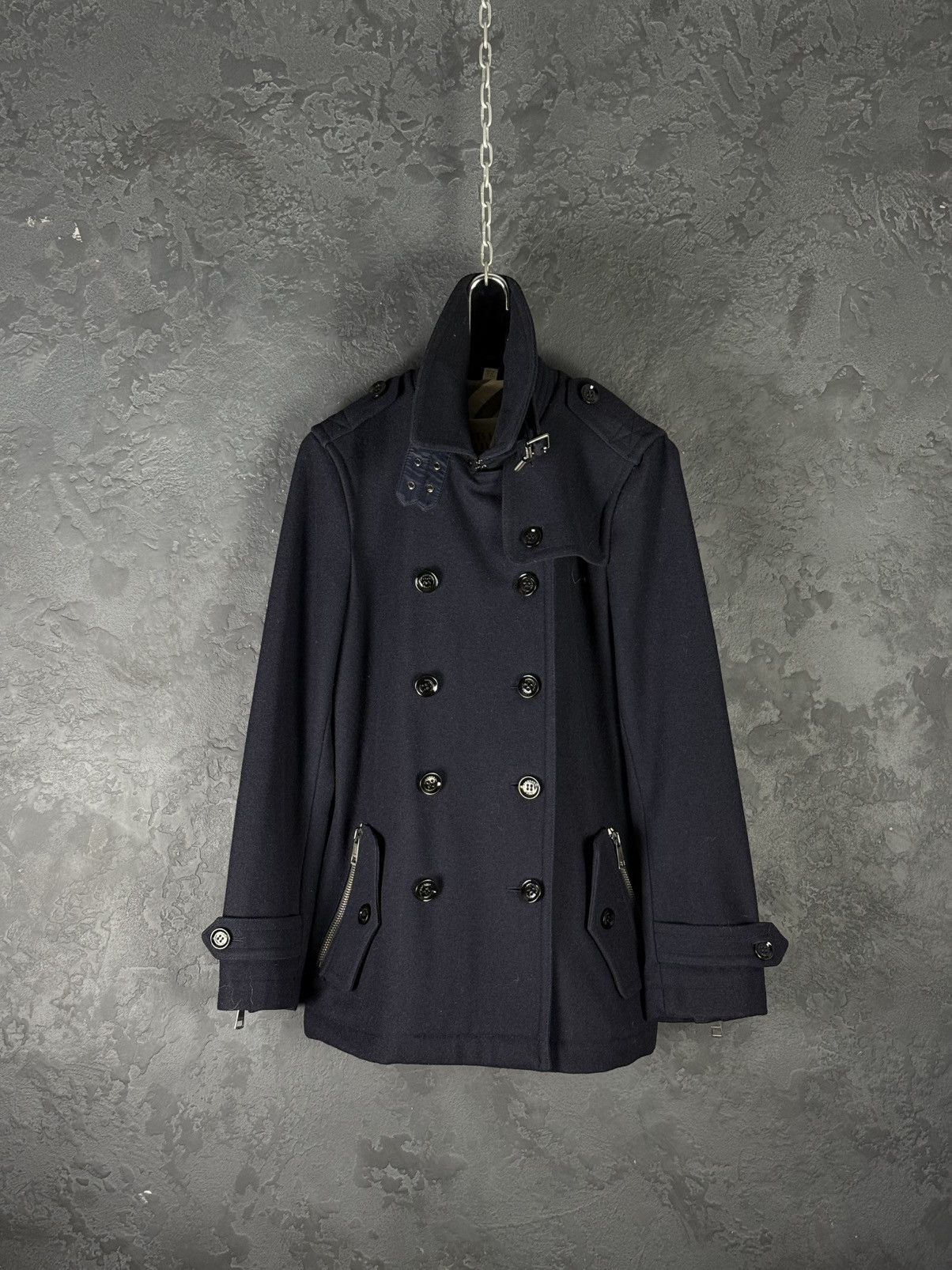 Burberry Burberry Brit Double Breasted Women’s Wool Coat Jacket Size8 Size M / US 6-8 / IT 42-44 - 4 Thumbnail