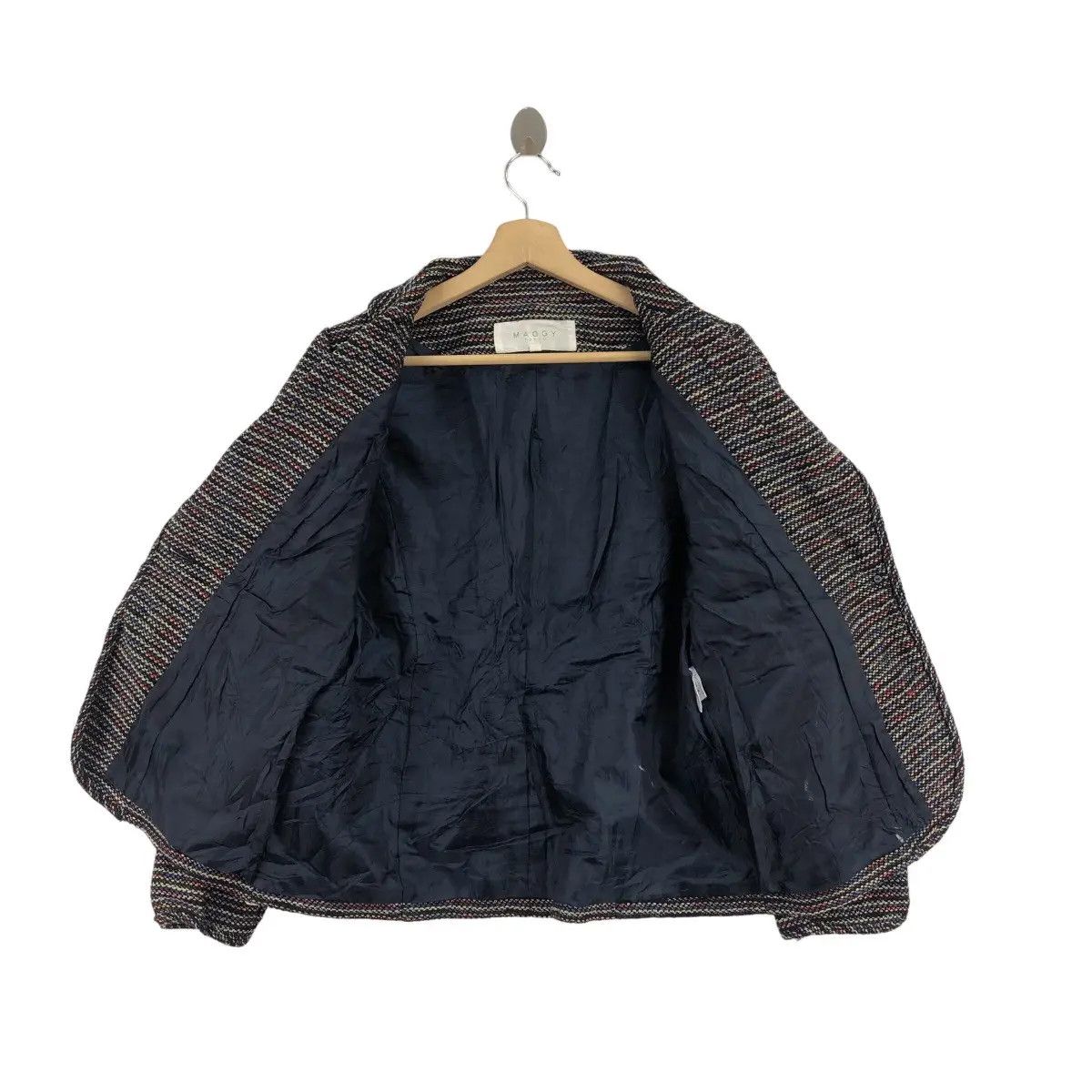 Vintage Vintage 80’ MAGGY TOKYO COLLECTION Houndstooth Coat Jacket Size S / US 4 / IT 40 - 6 Thumbnail