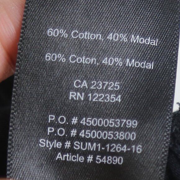 Aritzia Aritzia Babaton Cotton Modal Scoop Neck Black Tank Top Size M / US 6-8 / IT 42-44 - 5 Thumbnail