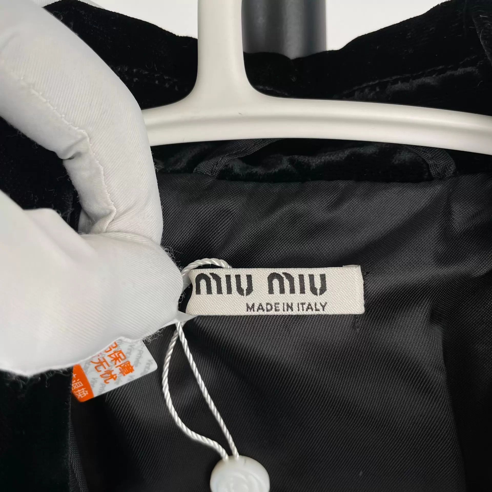 Miu Miu MIU MIU Women's Color Blocked Pink & Black Jacket Size XS / US 0-2 / IT 36-38 - 6 Thumbnail