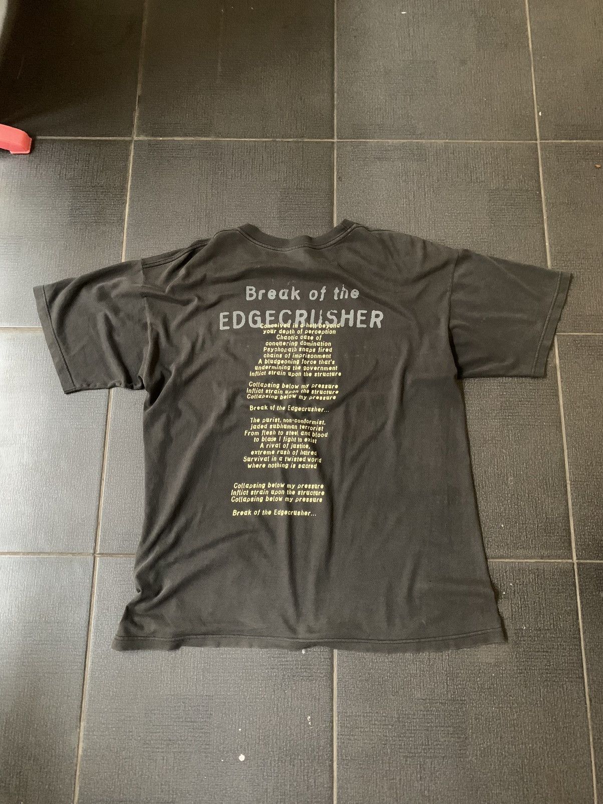 Other Vintage Fear Factory Edgecrusher Tour Band Size US XL / EU 56 / 4 - 2 Thumbnail