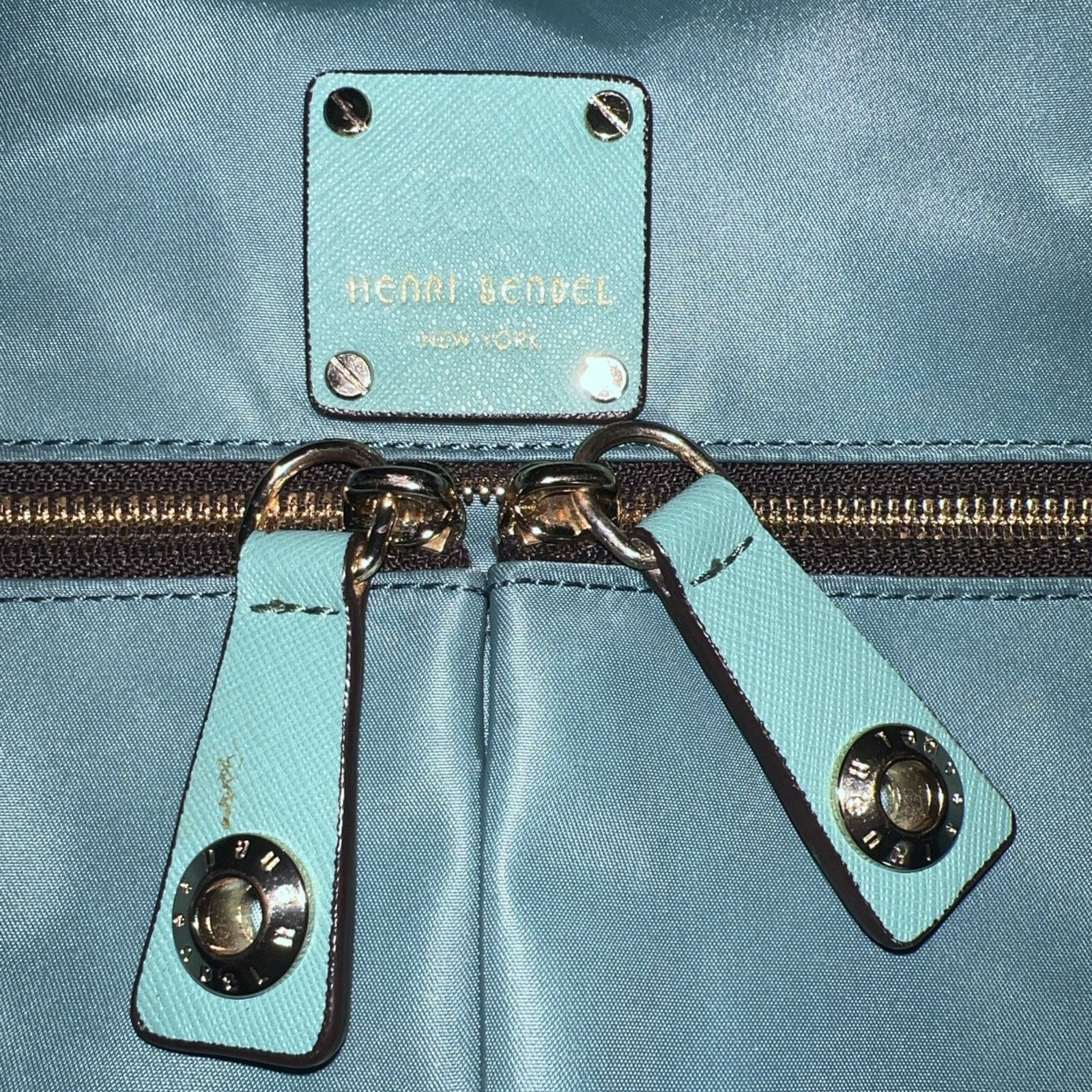 Henri Bendel Henri Bendel Jetsetter Crossbody Shoulder Bag Teal 13x13 Size ONE SIZE - 5 Thumbnail