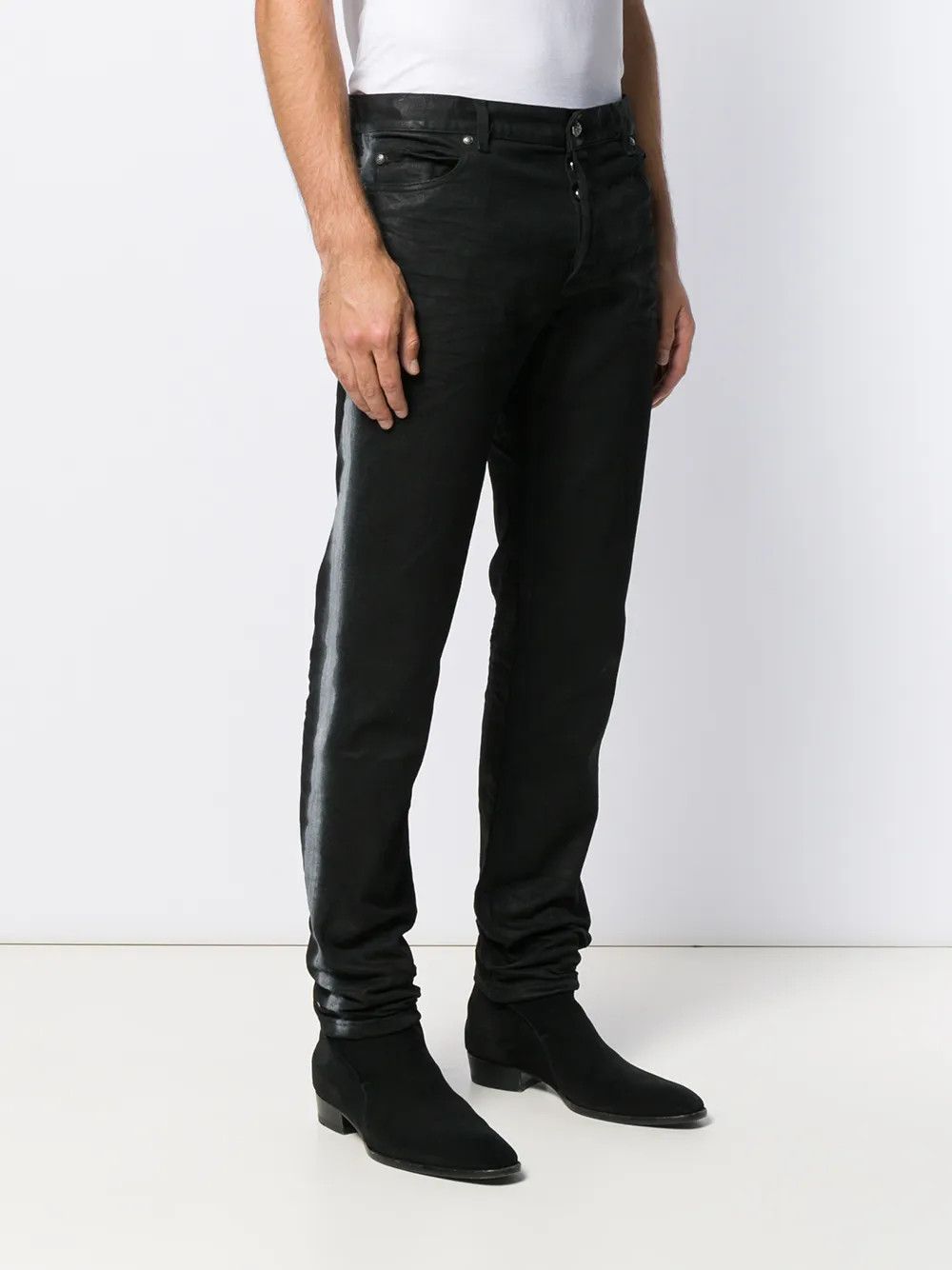 Balmain o1y0426 Denim Pant in Black Size US 31 - 2 Thumbnail