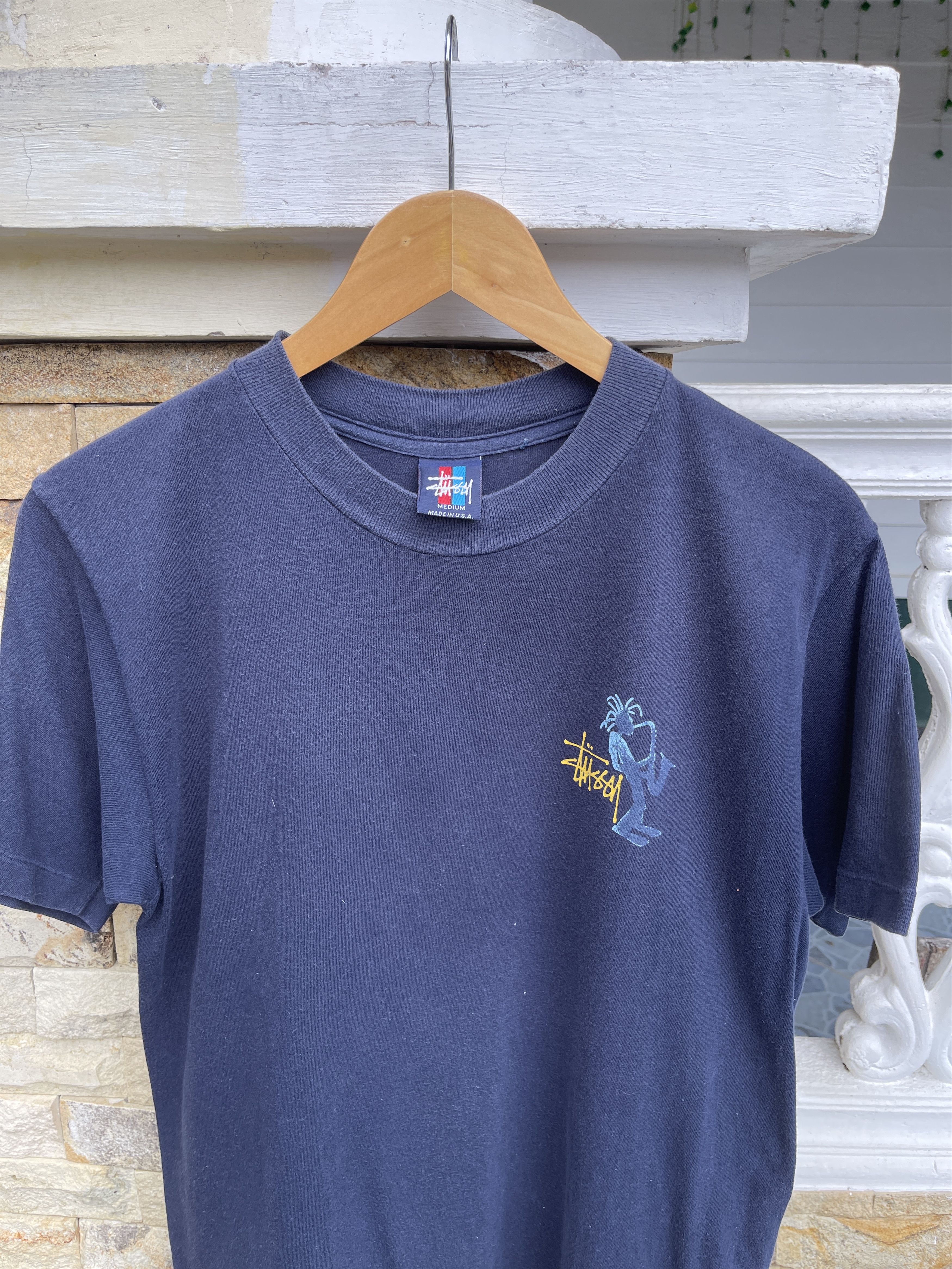 Stussy Rare🔥Vintage 90s STUSSY Boxy Streetwear Tee Size US S / EU 44-46 / 1 - 4 Thumbnail