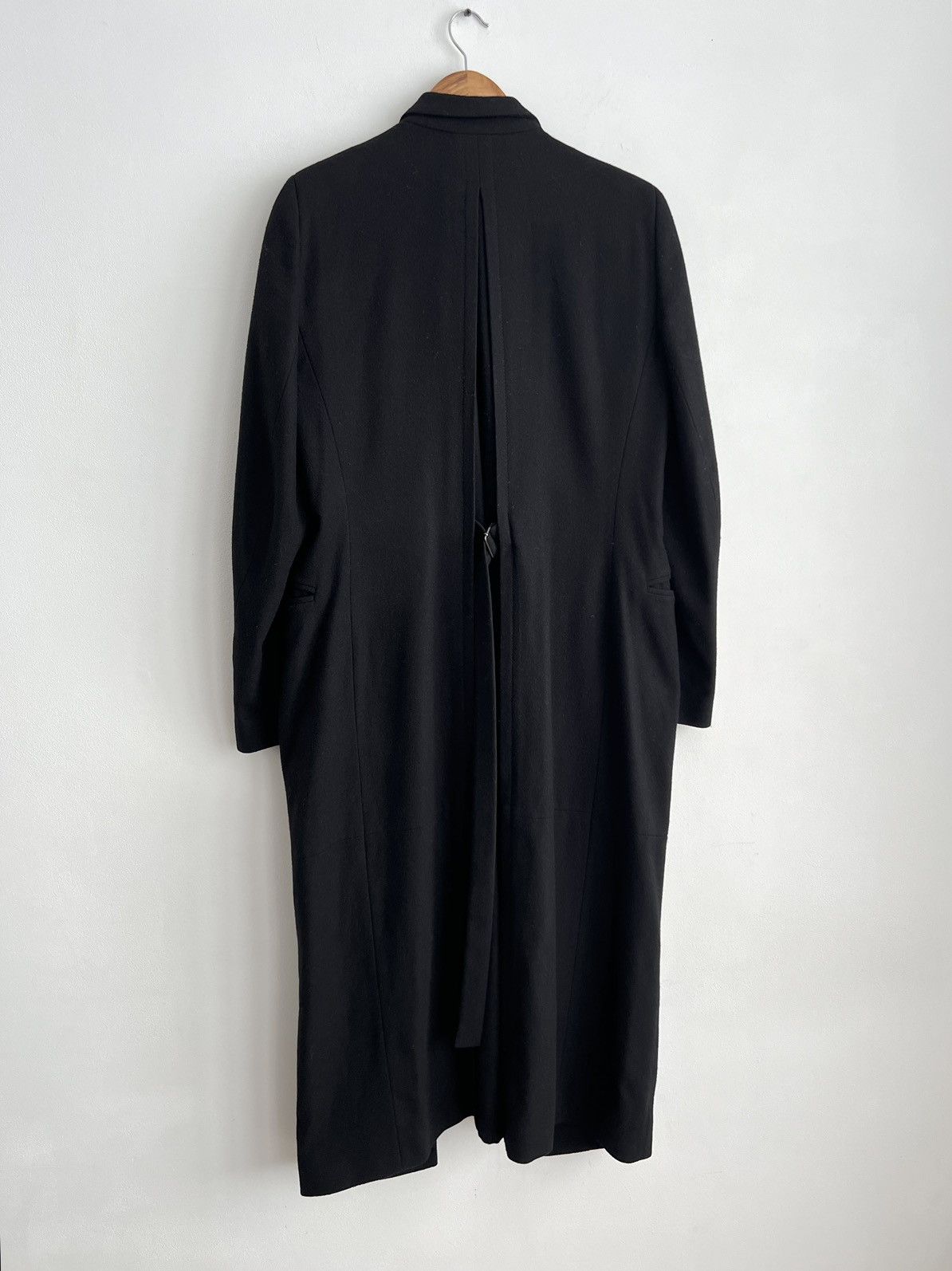 Ann Demeulemeester Ann Demeulemeester Wool Fleece Maxi Long Coat Double Belt Size S / US 4 / IT 40 - 5 Thumbnail