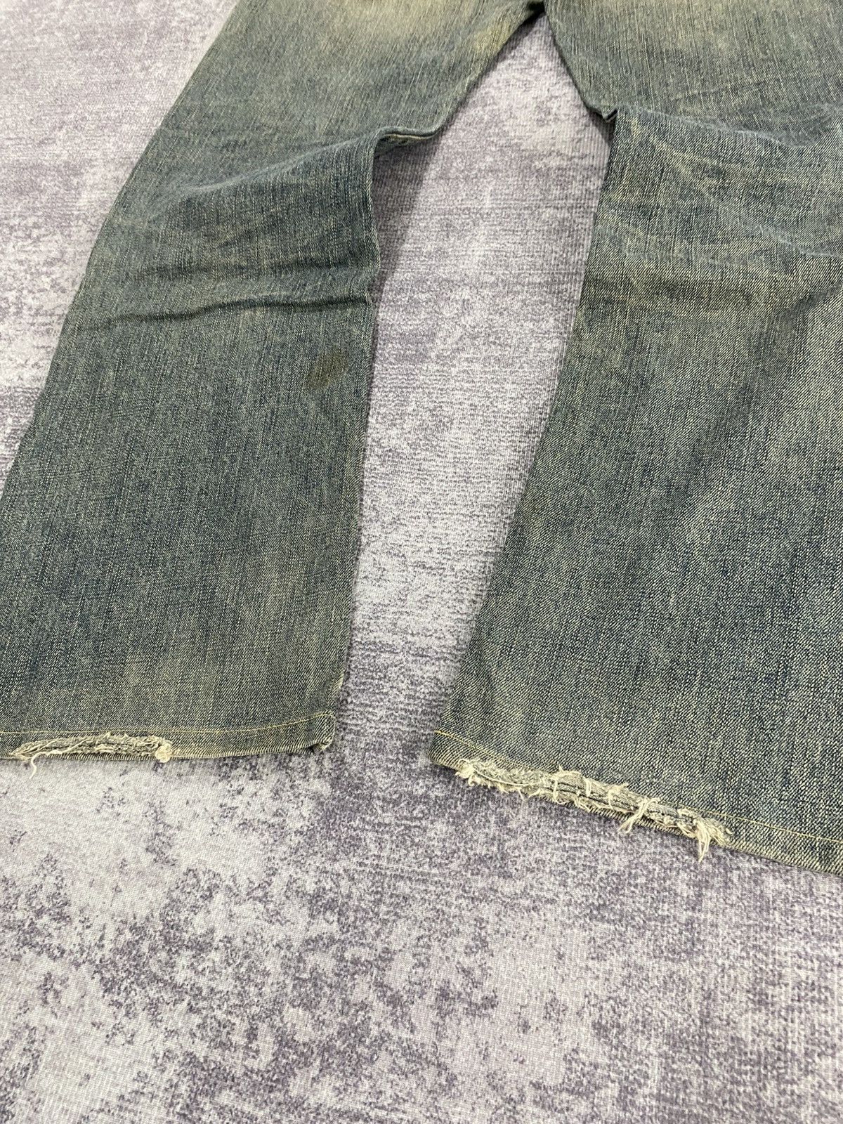 Japanese Brand flared uniqlo mudwash jeans ifsx lgb style Size US 32 / EU 48 - 5 Thumbnail