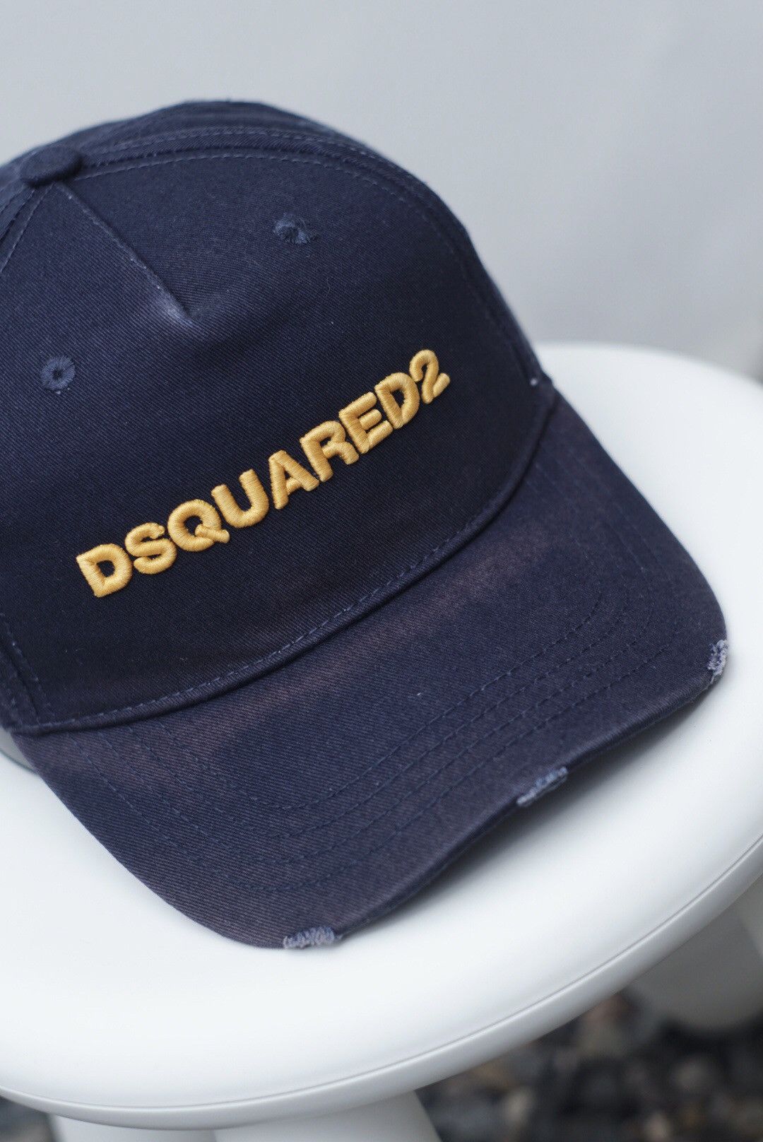 Dsquared2 Dsquared2 Dean & Dan Caten ripped cap Size ONE SIZE - 2 Thumbnail