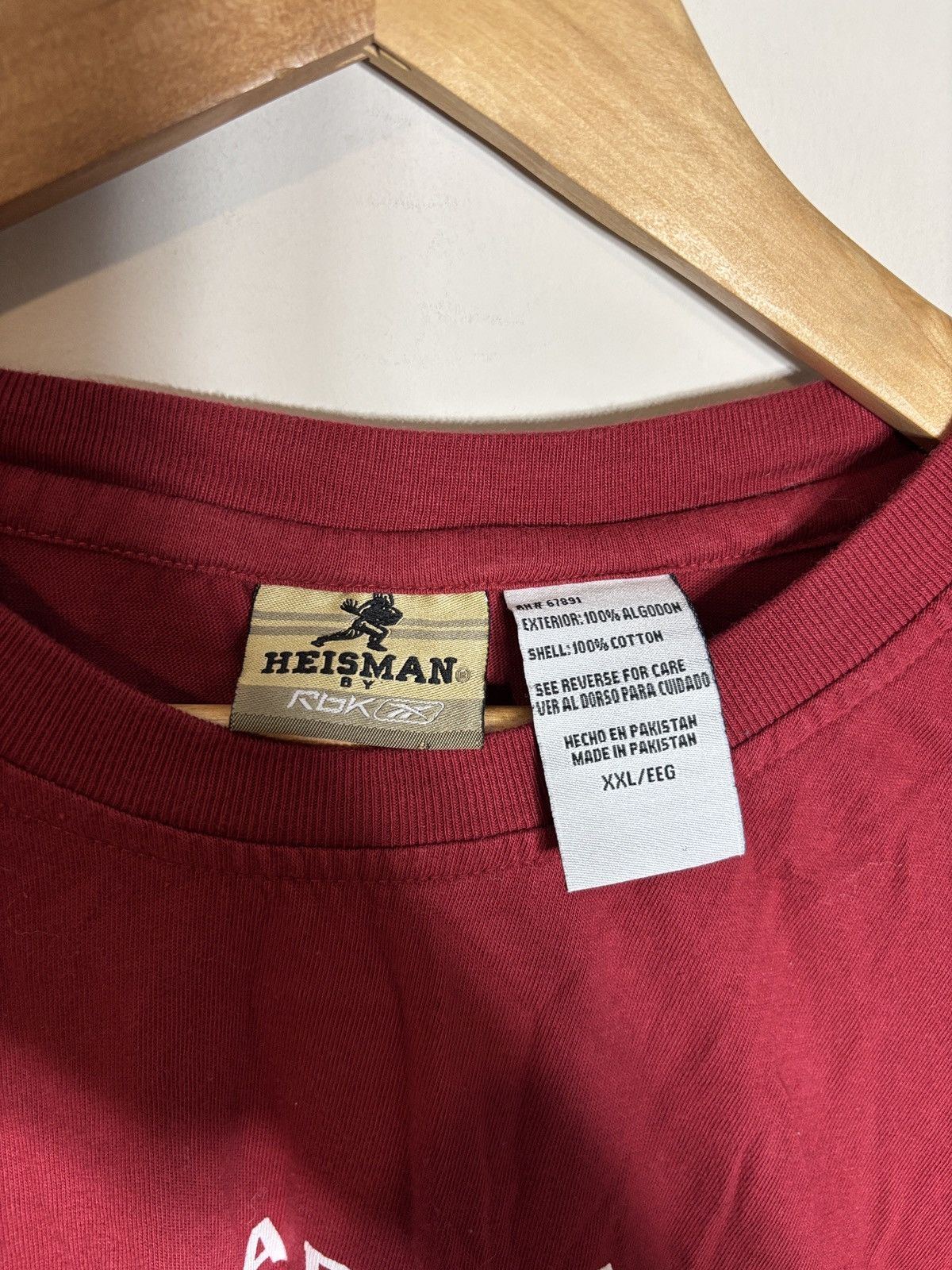 Reebok Vintage Reebok Heisman University of Alabama Shirt XXL Size US XXL / EU 58 / 5 - 3 Thumbnail