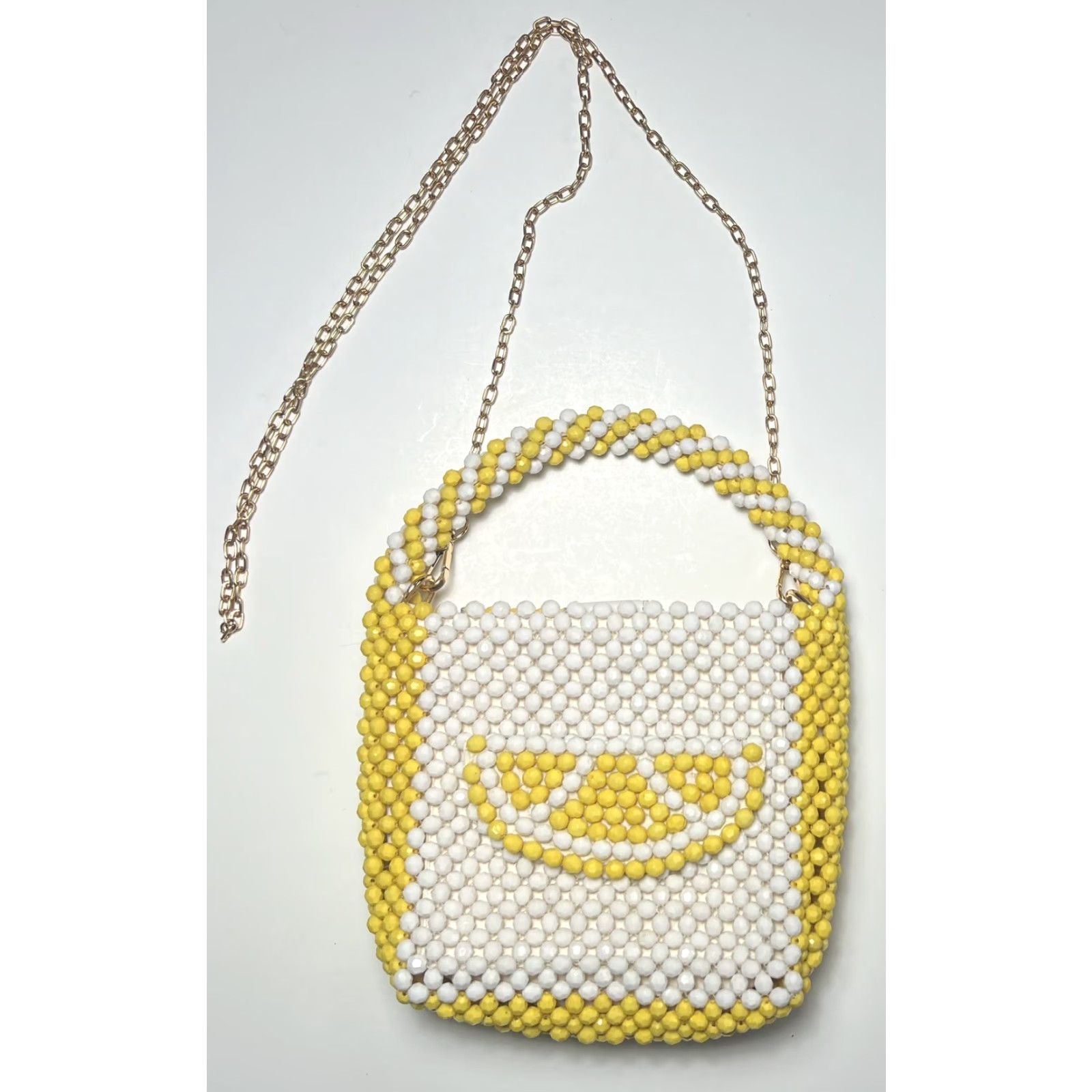 Vintage NWOT Bouffant & Broken Hearts Kendra Dandy Beaded Lemon Purse Crossbody Bag Size ONE SIZE - 2 Thumbnail