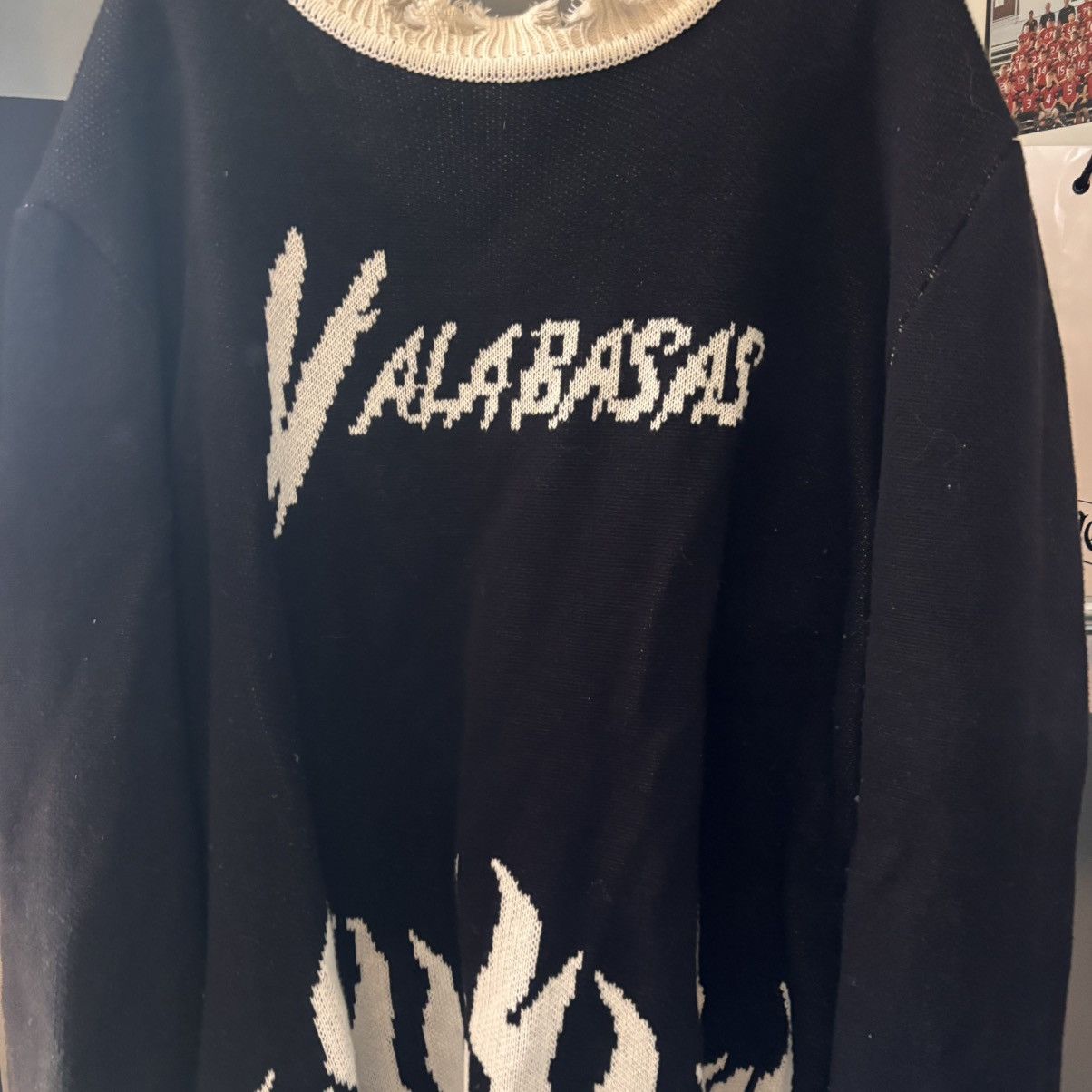 Valabasas Valabasas Flames Sweater Size US XXL / EU 58 / 5 - 3 Thumbnail